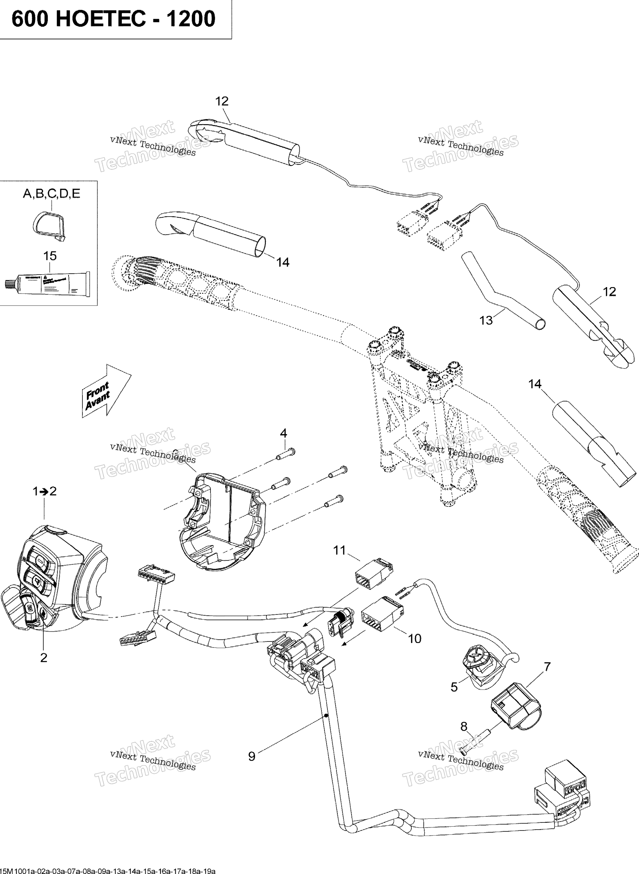 Рулевое управление Wiring Harness 1200