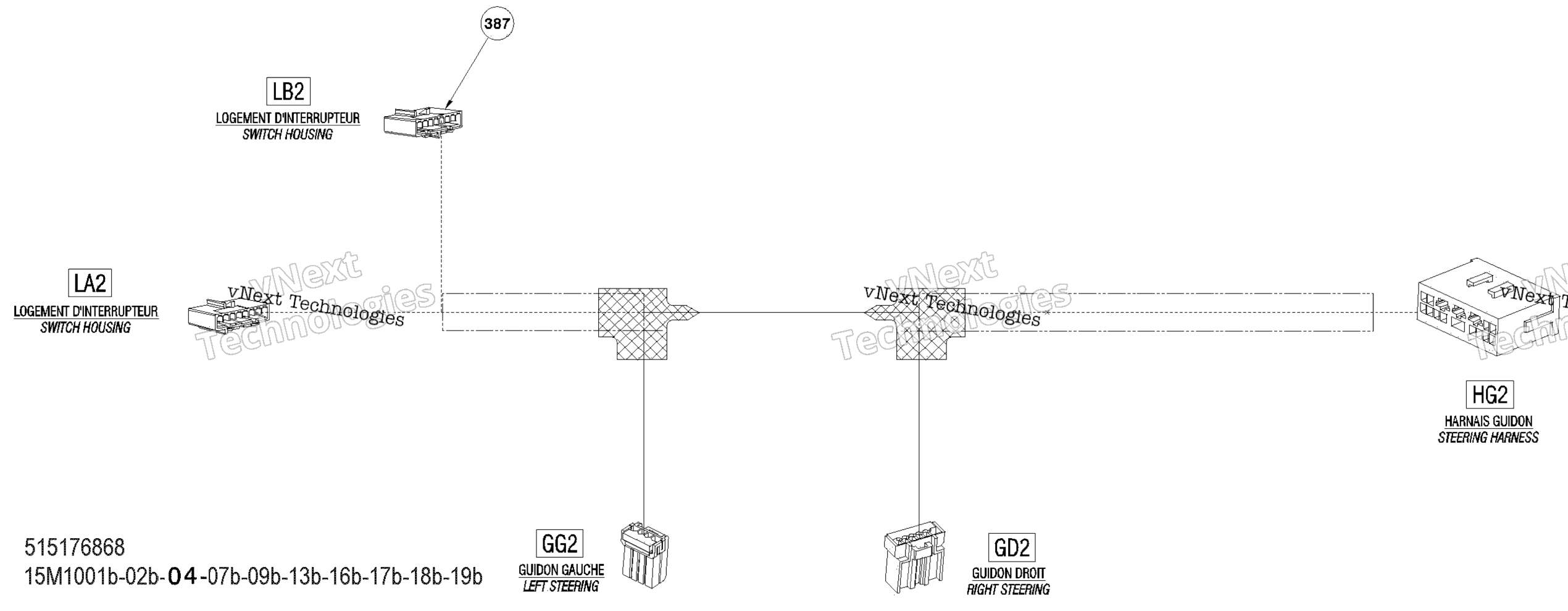 Рулевое управление Wiring Harness 1
