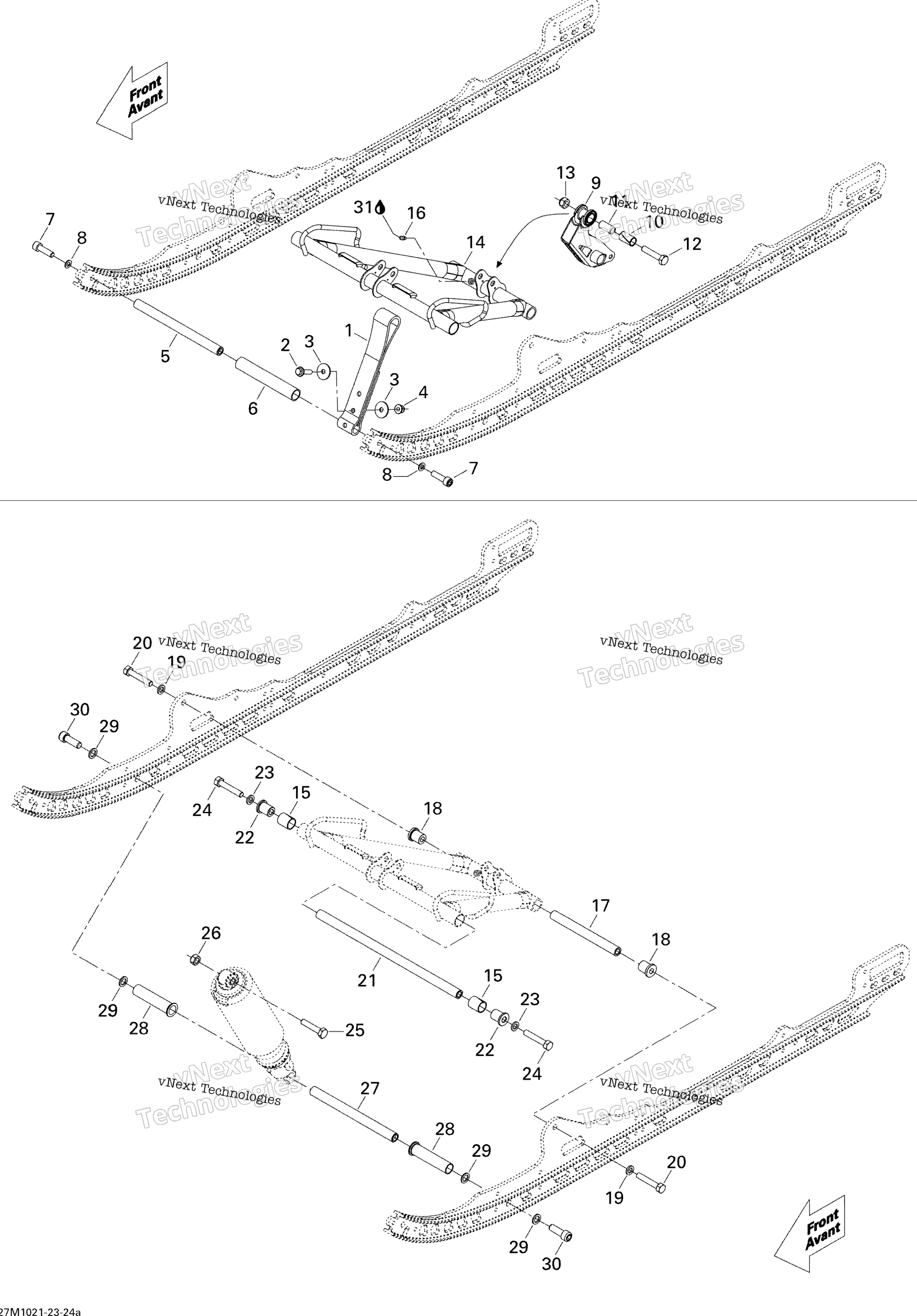 Передняя часть ARM