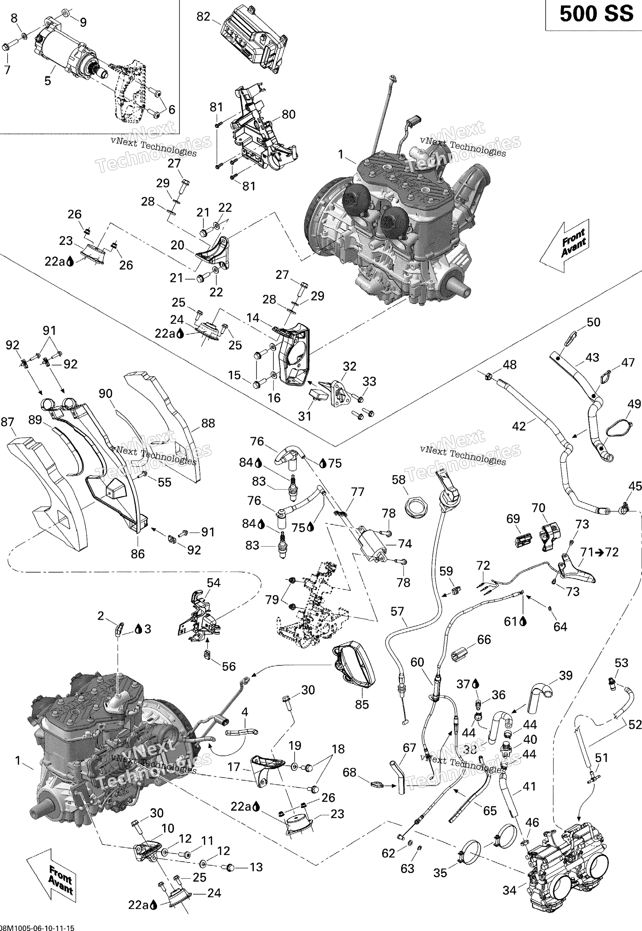 Двигатель And Engine Support 500Ss