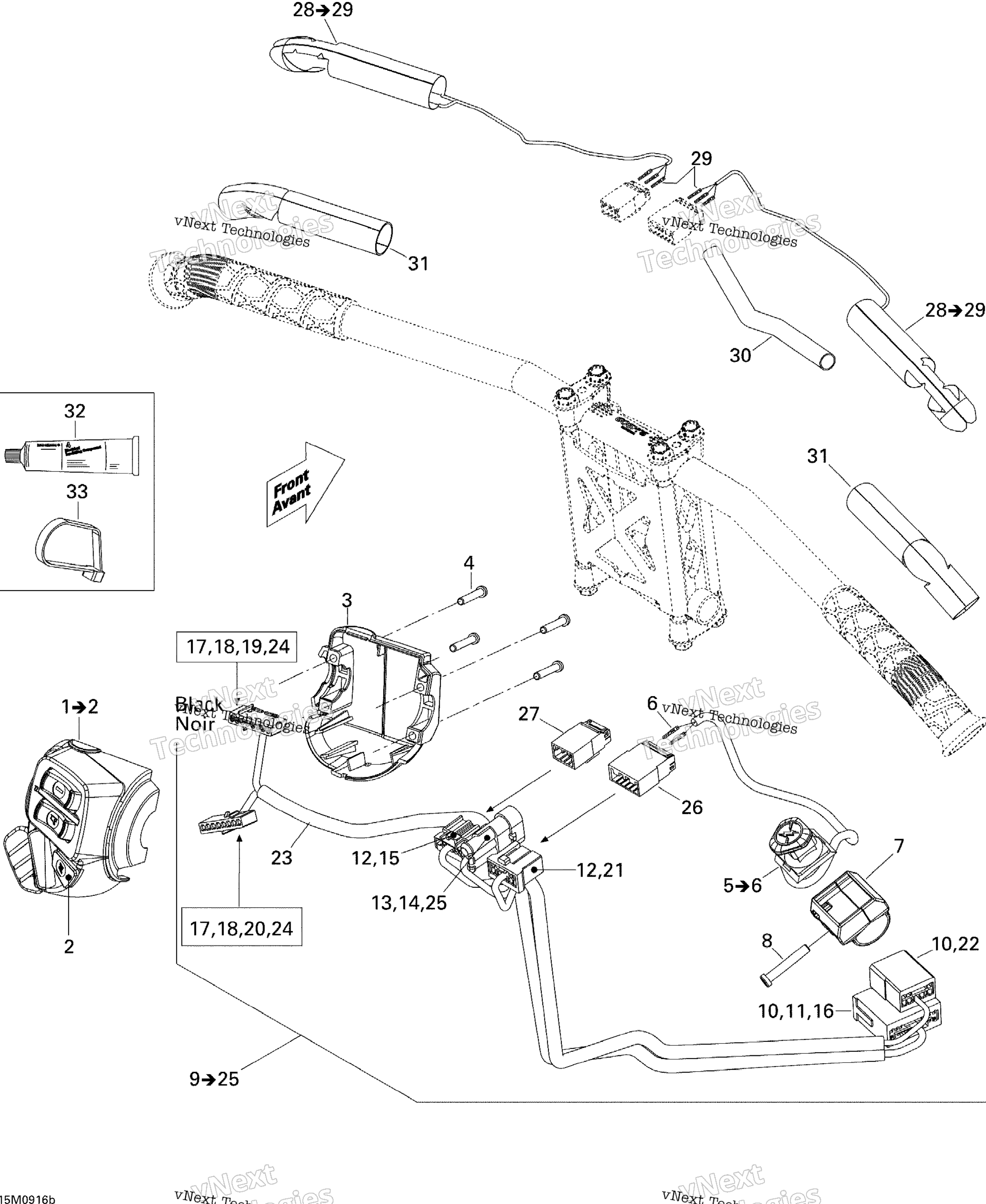 Рулевое управление Wiring Harness Tnt