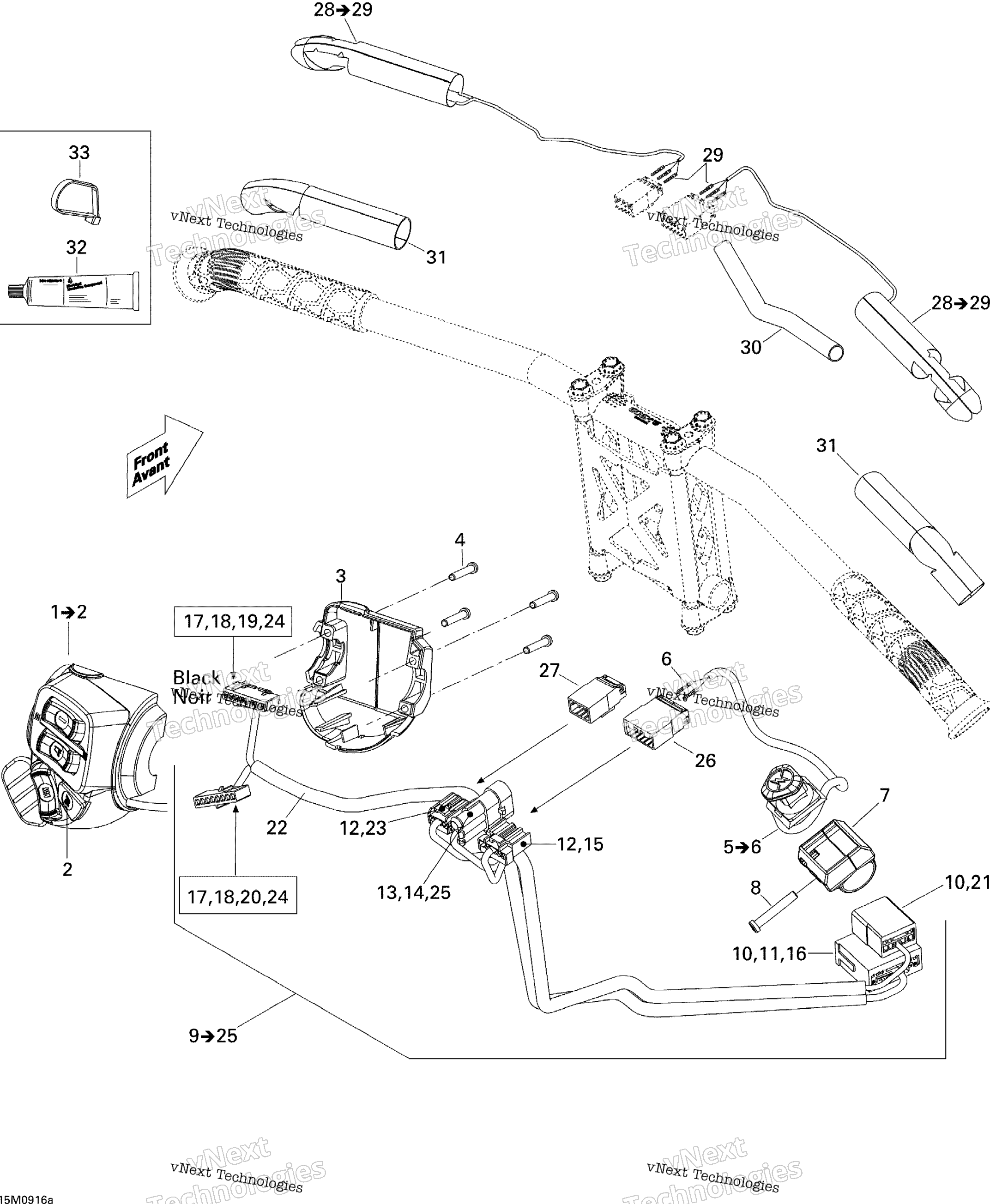 Рулевое управление Wiring Harness Mxz X
