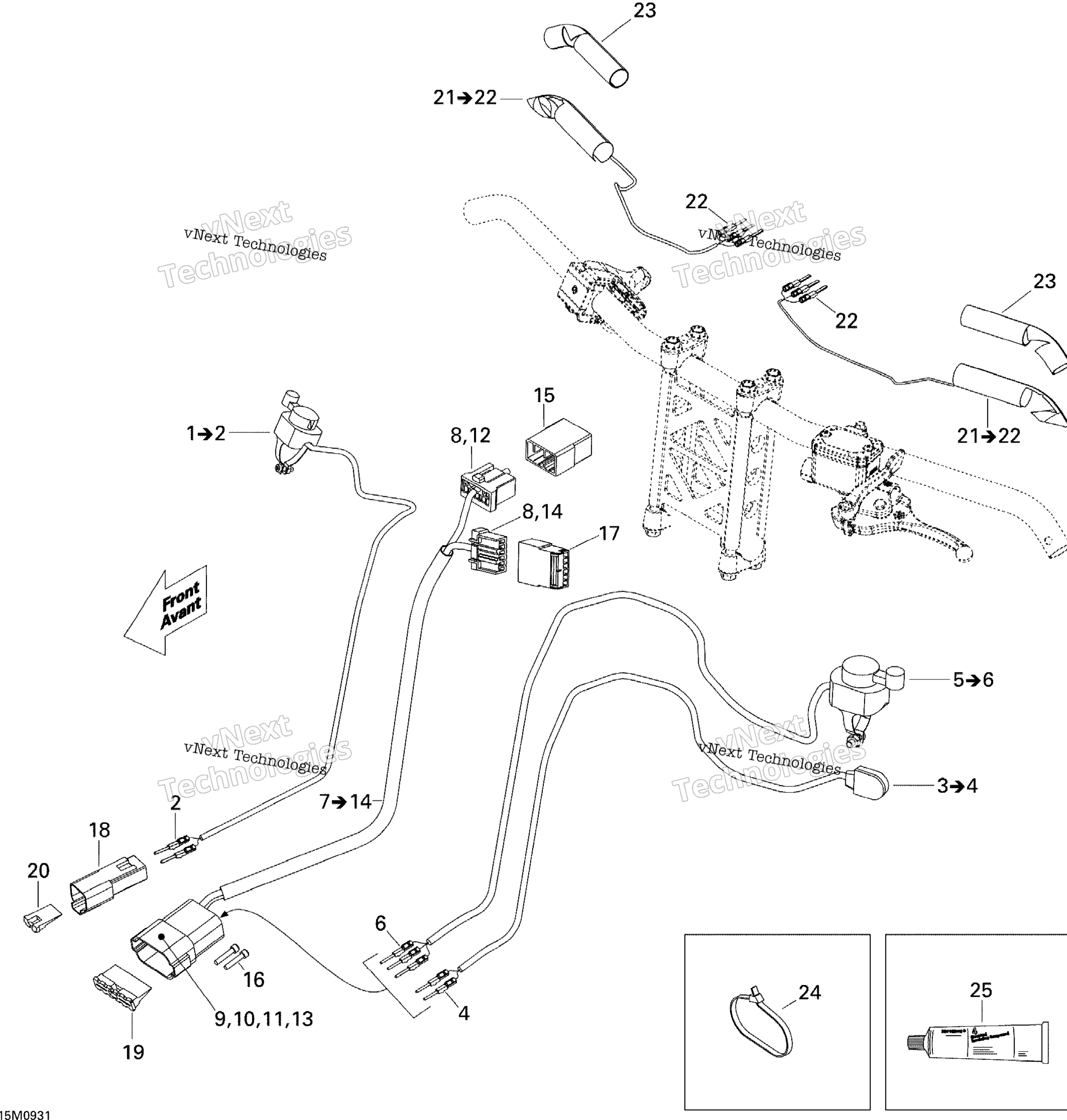 Рулевое управление Wiring Harness