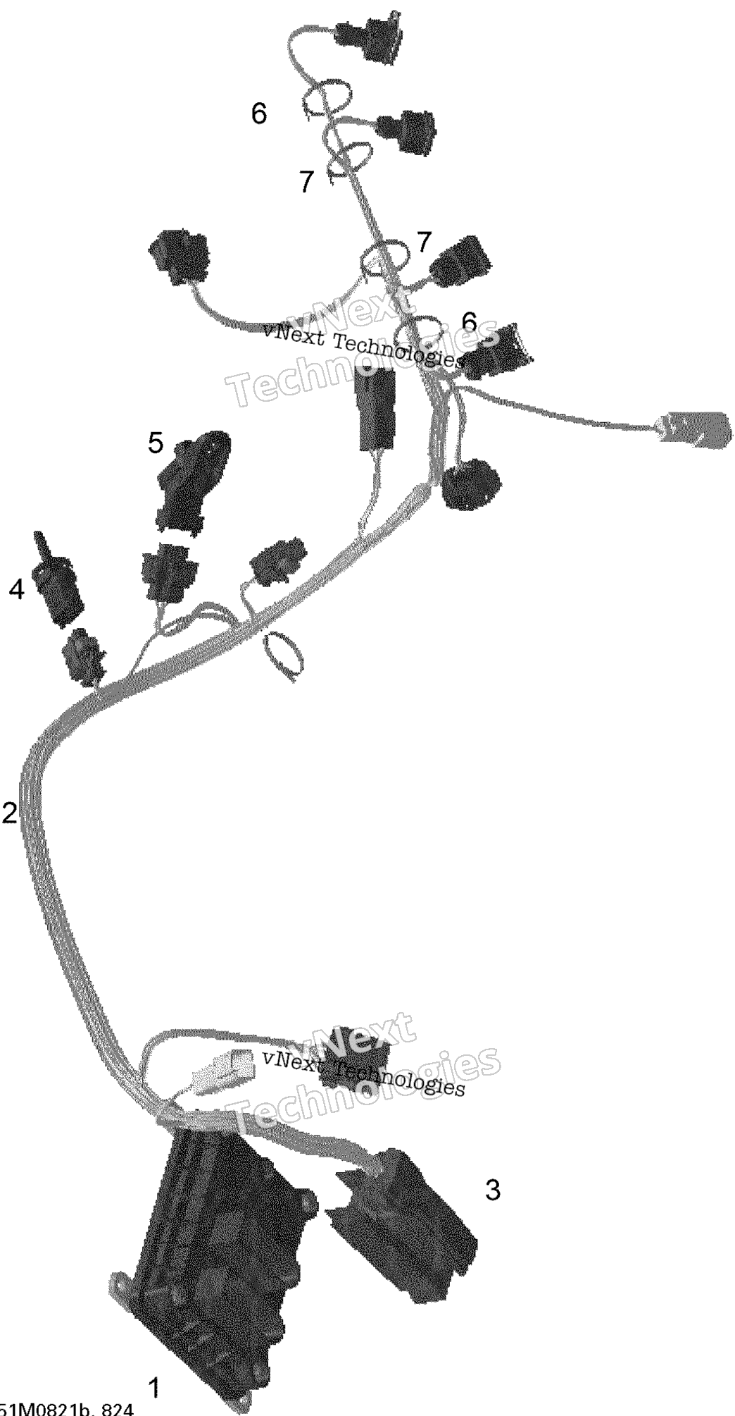 Двигатель Harness And Electronic Module