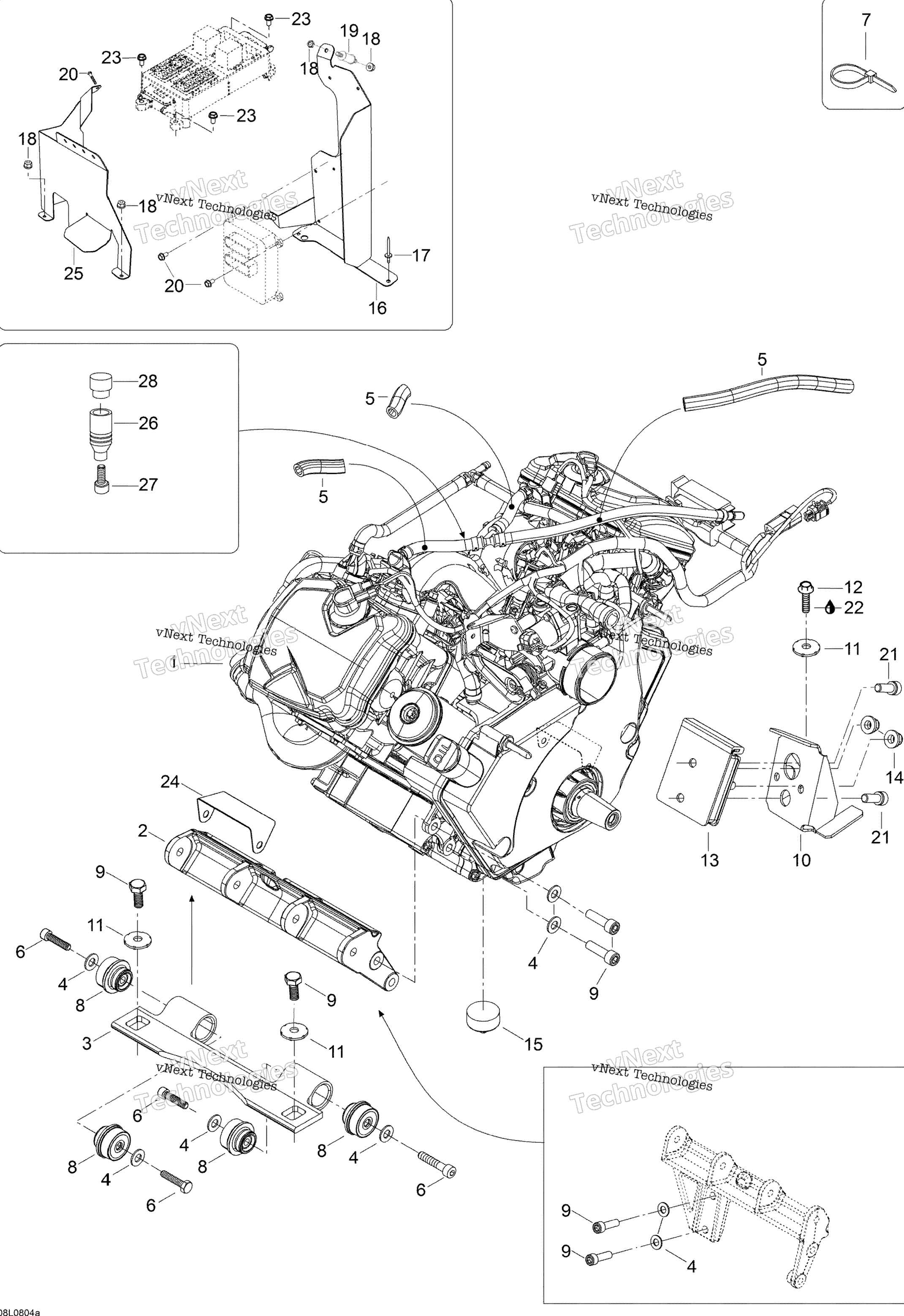 Двигатель And Engine Support