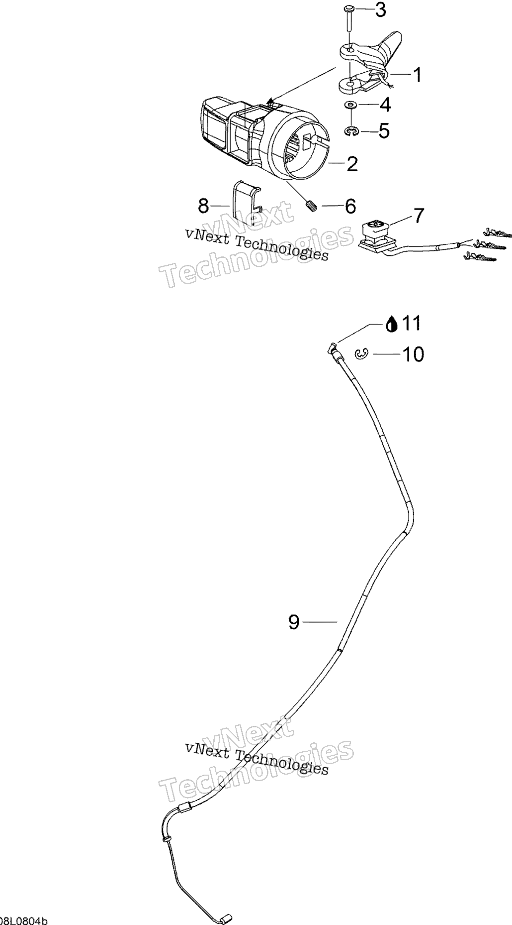 Дроссель Handle And Housing