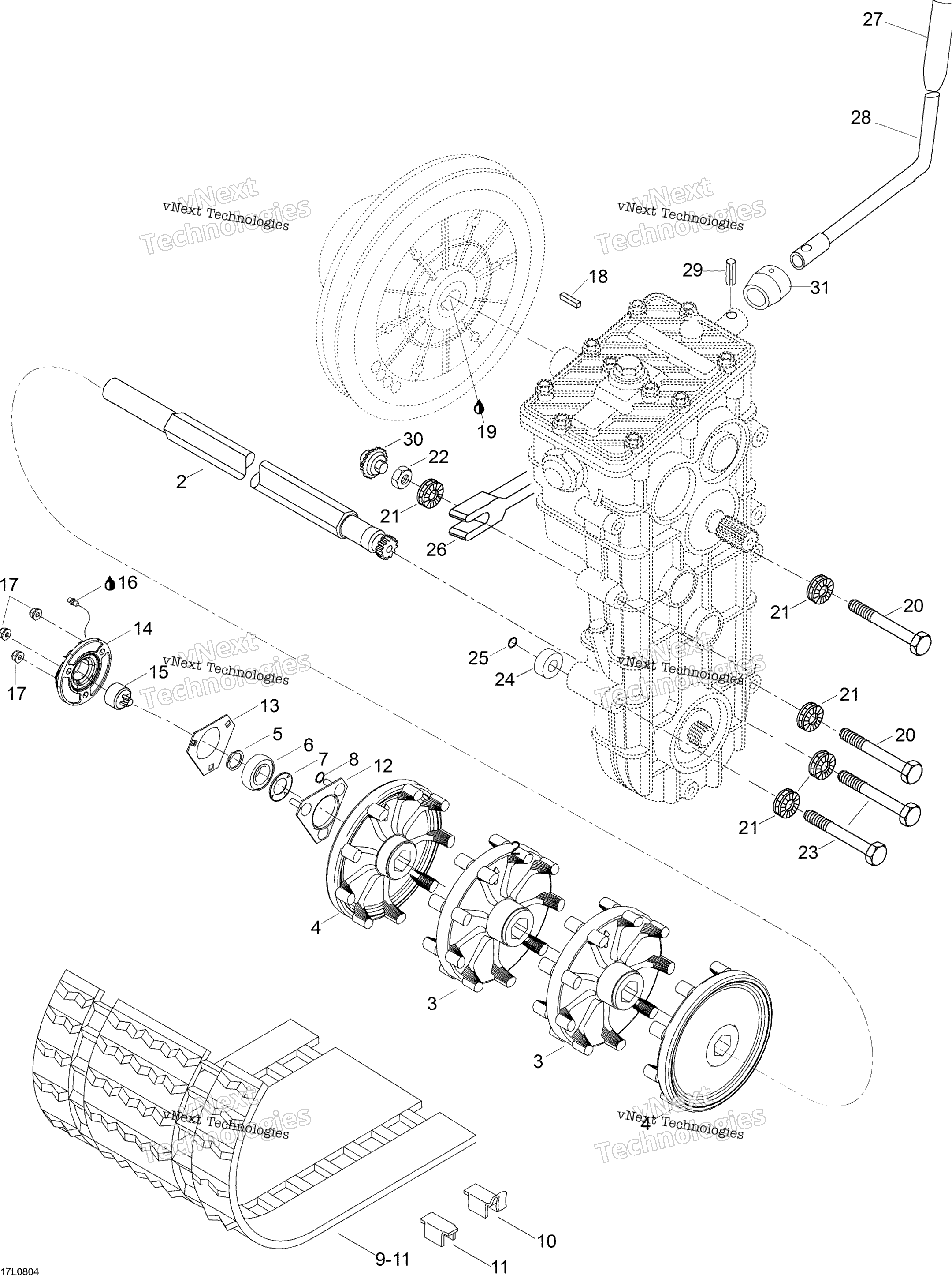 Привод Axle And Track