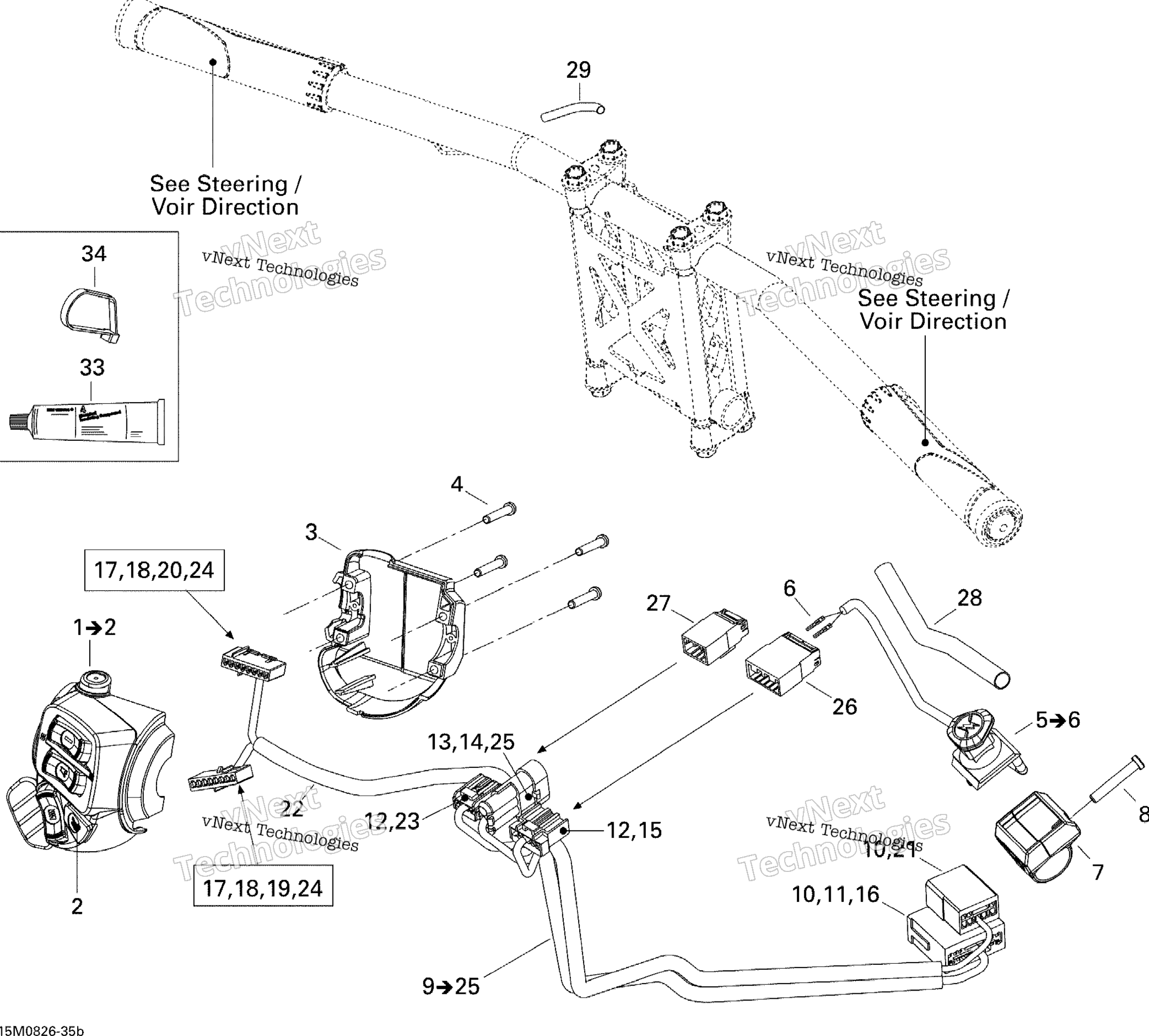Рулевое управление Wiring Harness