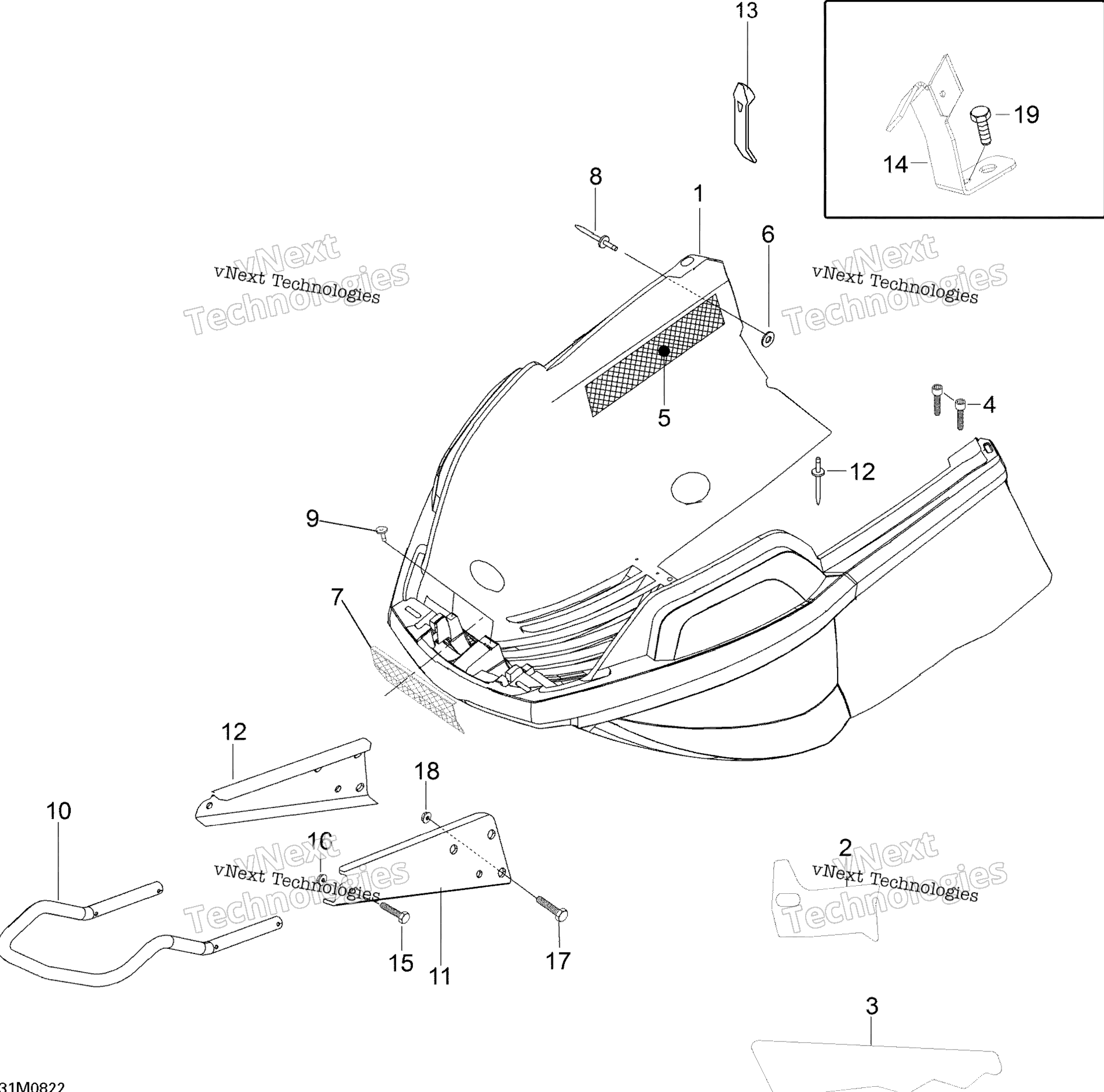 Нижняя часть Pan Wt 550F