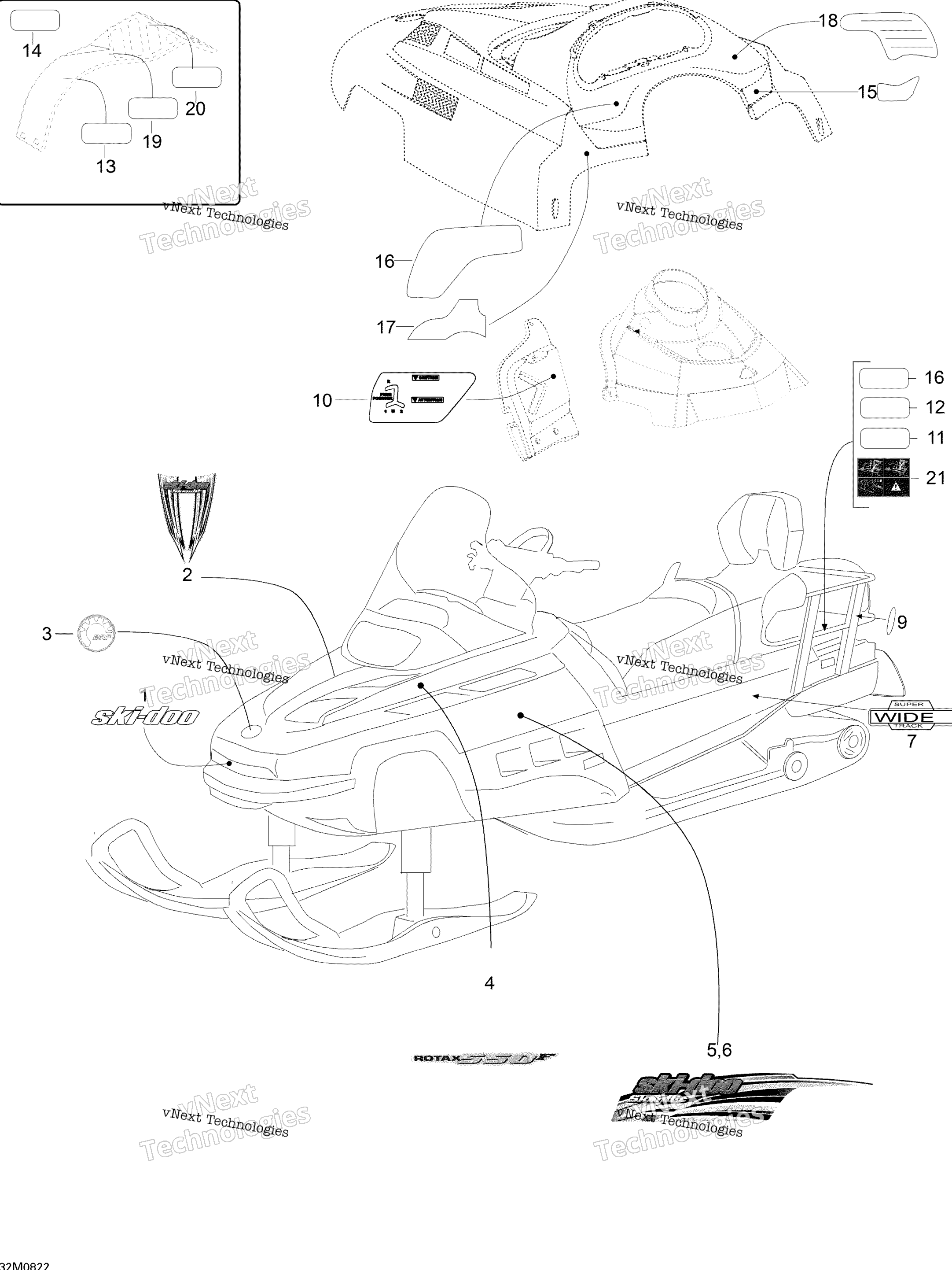 Наклейки Wt 550F
