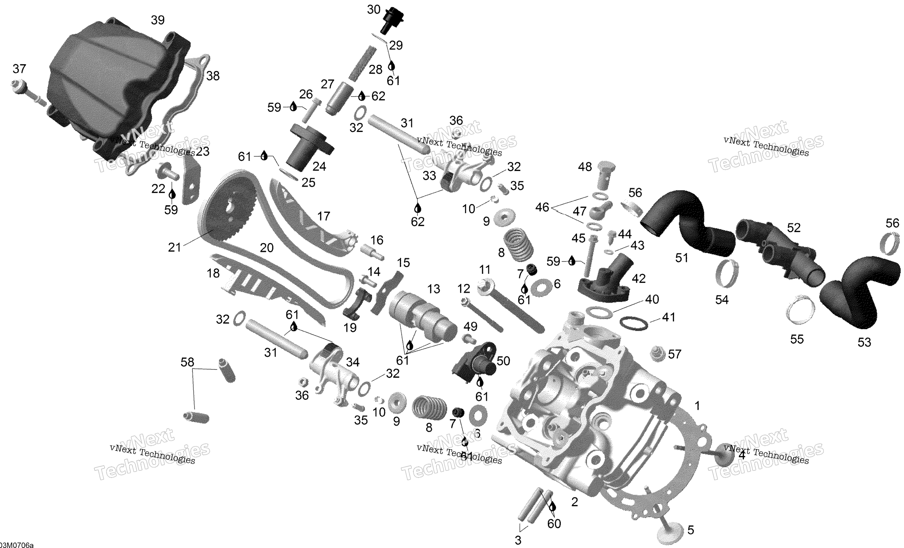 Цилиндр And Cylinder Head, Front Side