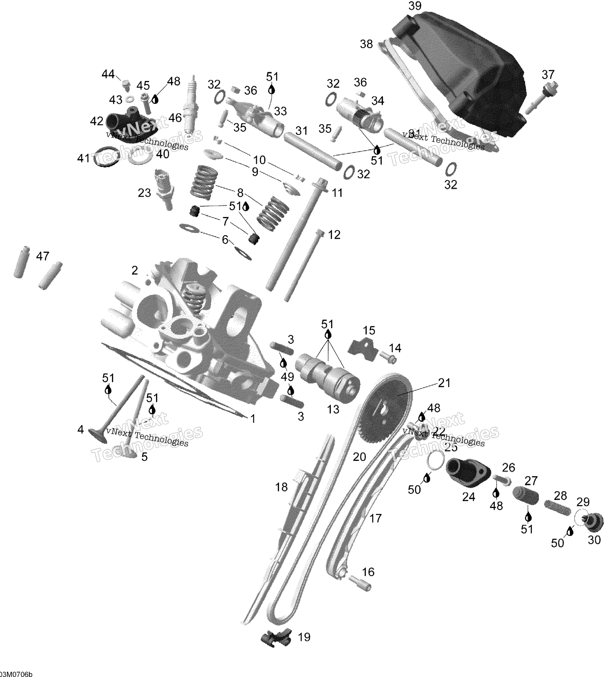 Цилиндр And Cylinder Head, Rear Side