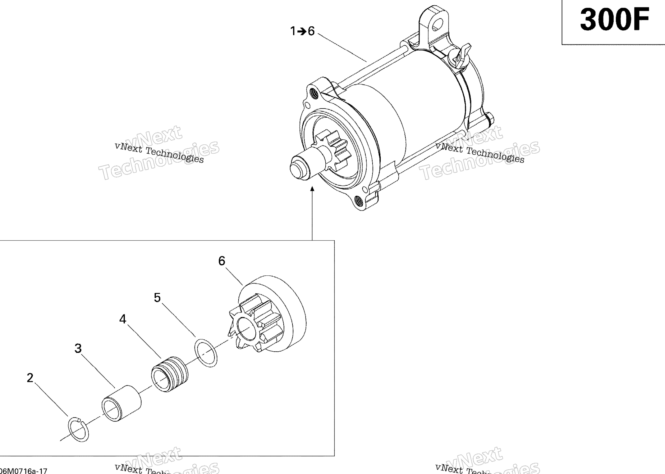 Электрооборудование Starter 300F