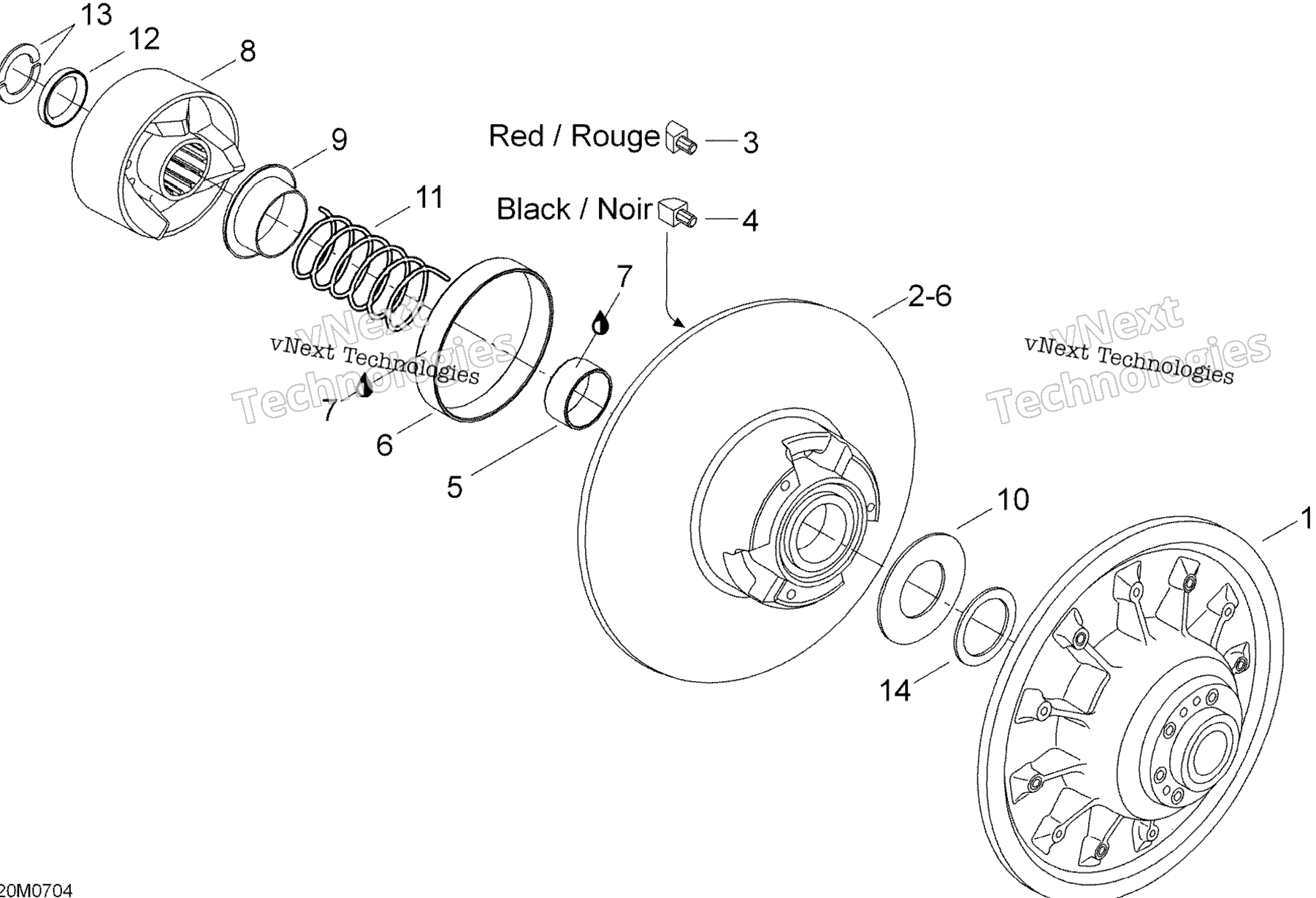 Ведомый Pulley