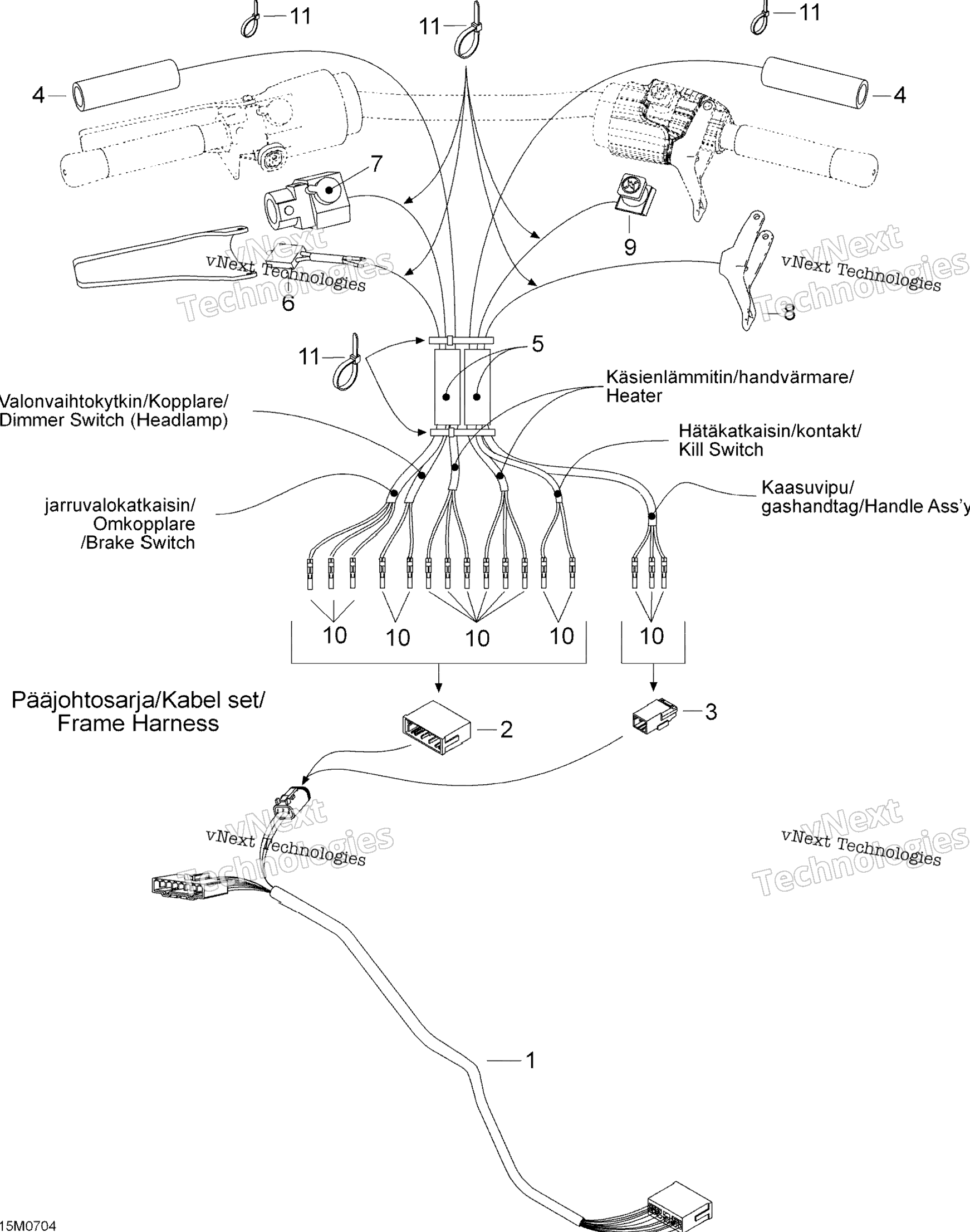 Рулевое управление Wiring Harness
