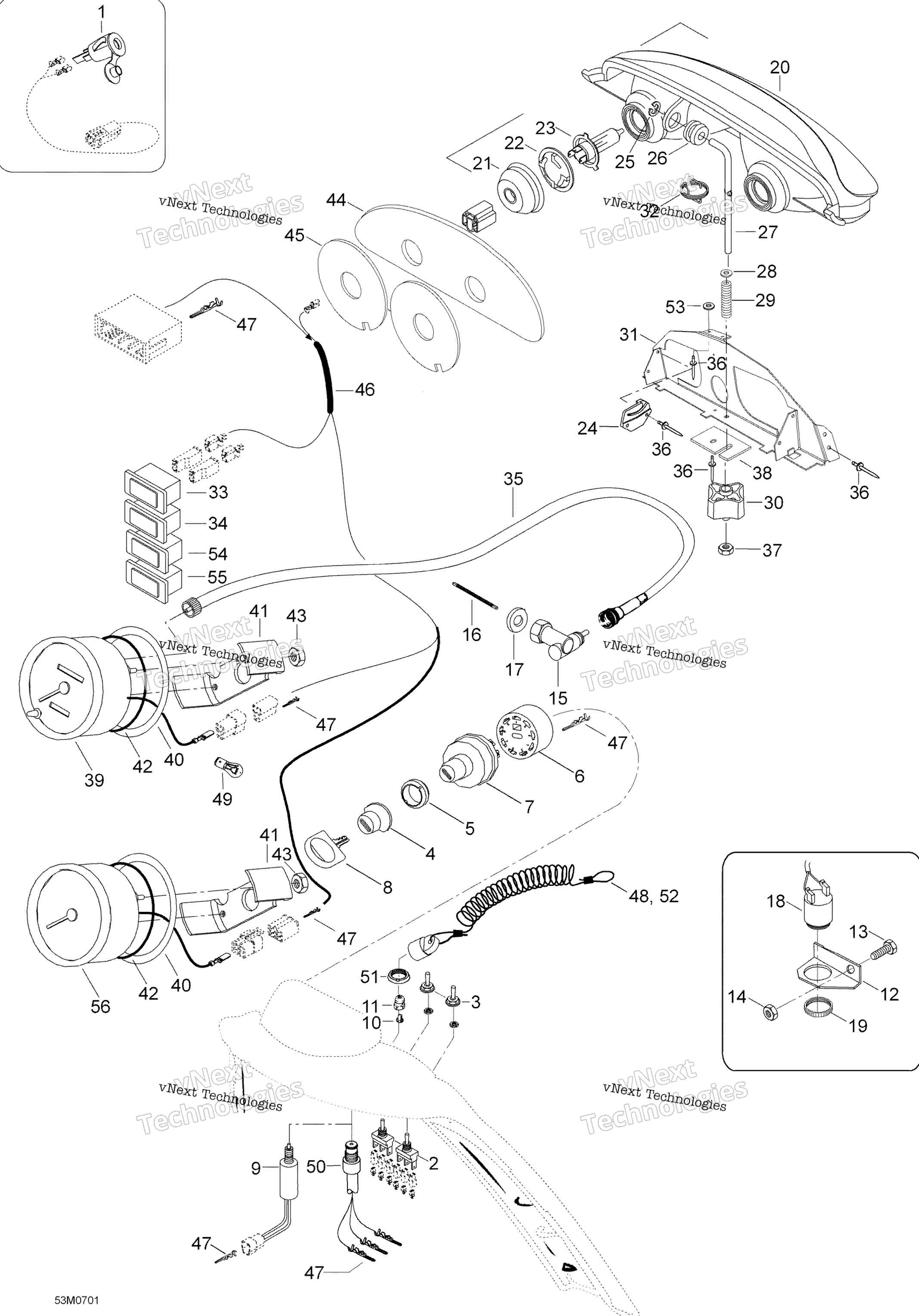 Электрооборудование Accessories 550F Suv