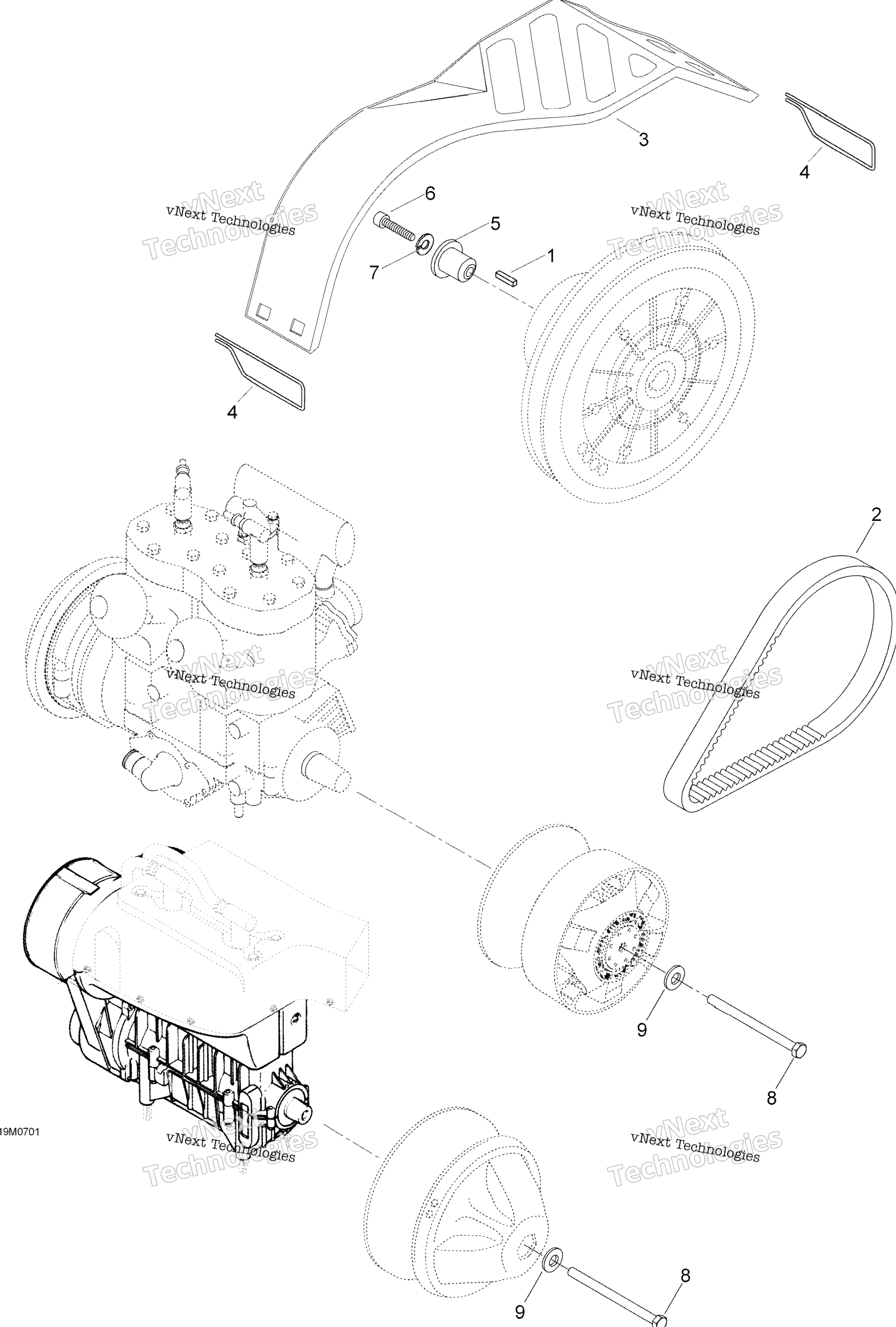 Шкив System 600 Suv