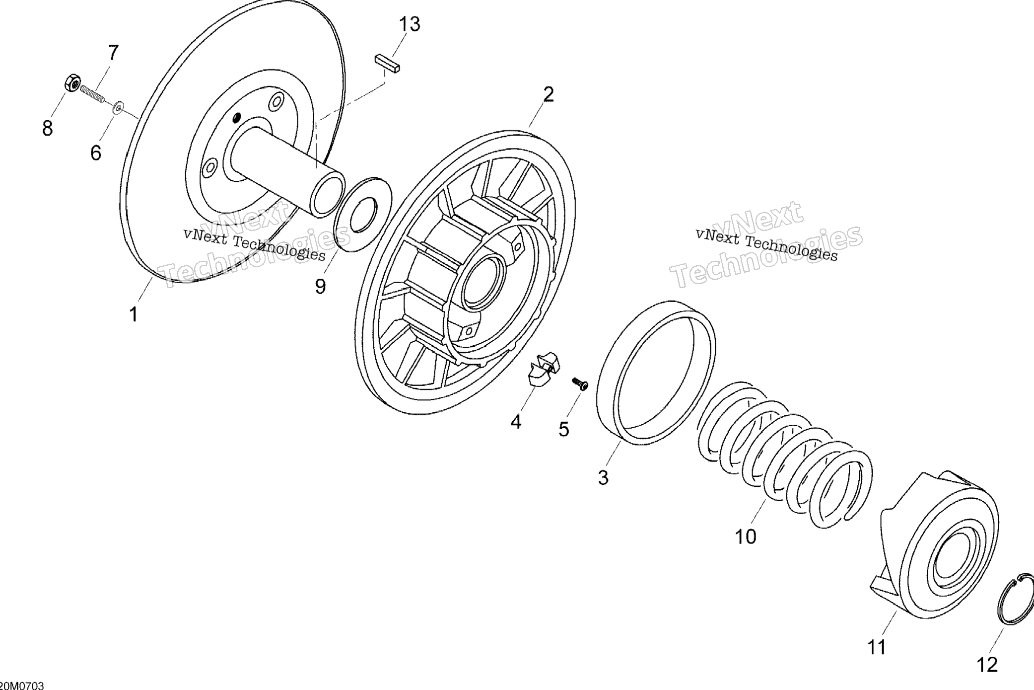 Ведомый Pulley