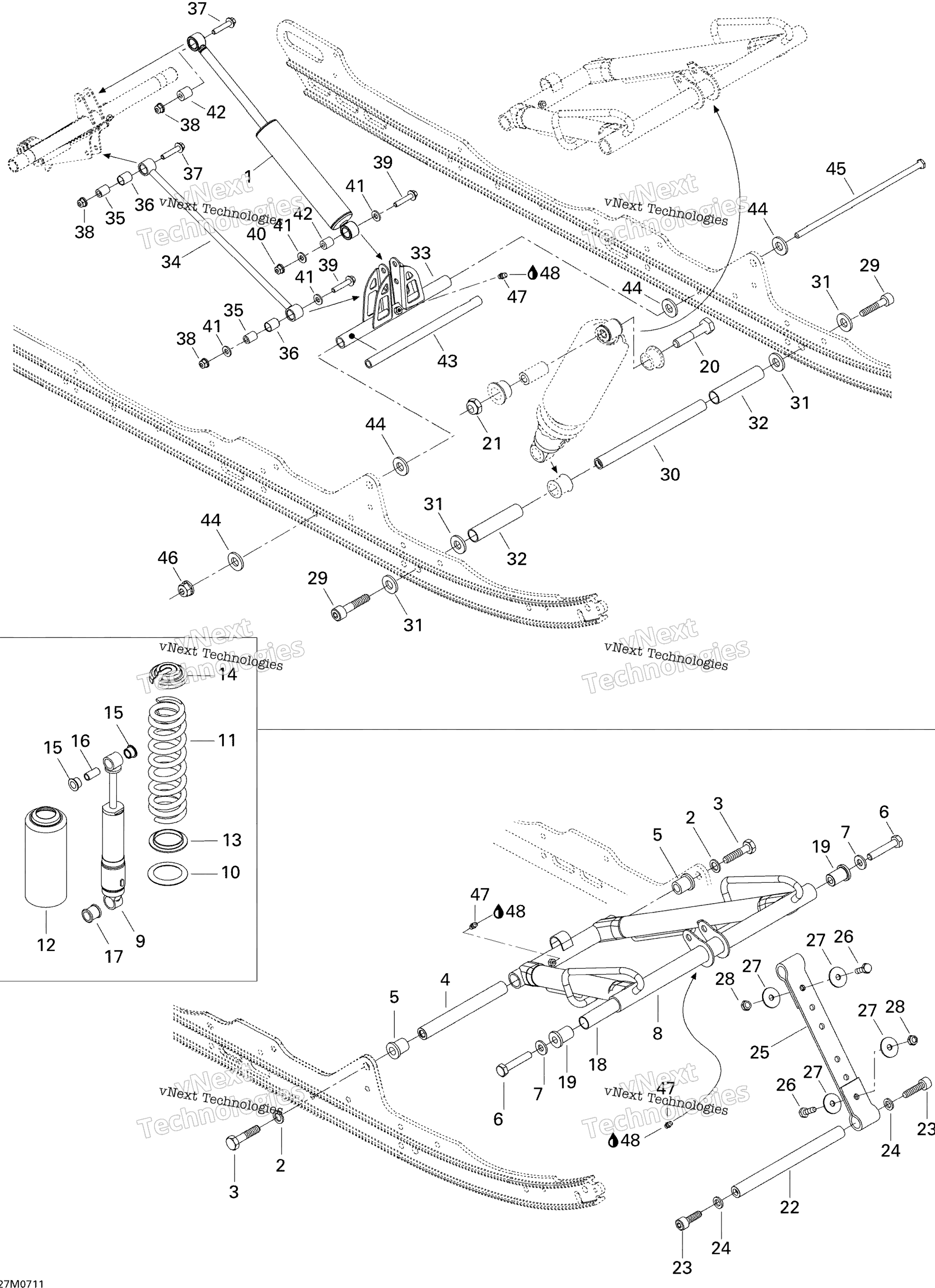 Передняя часть ARM