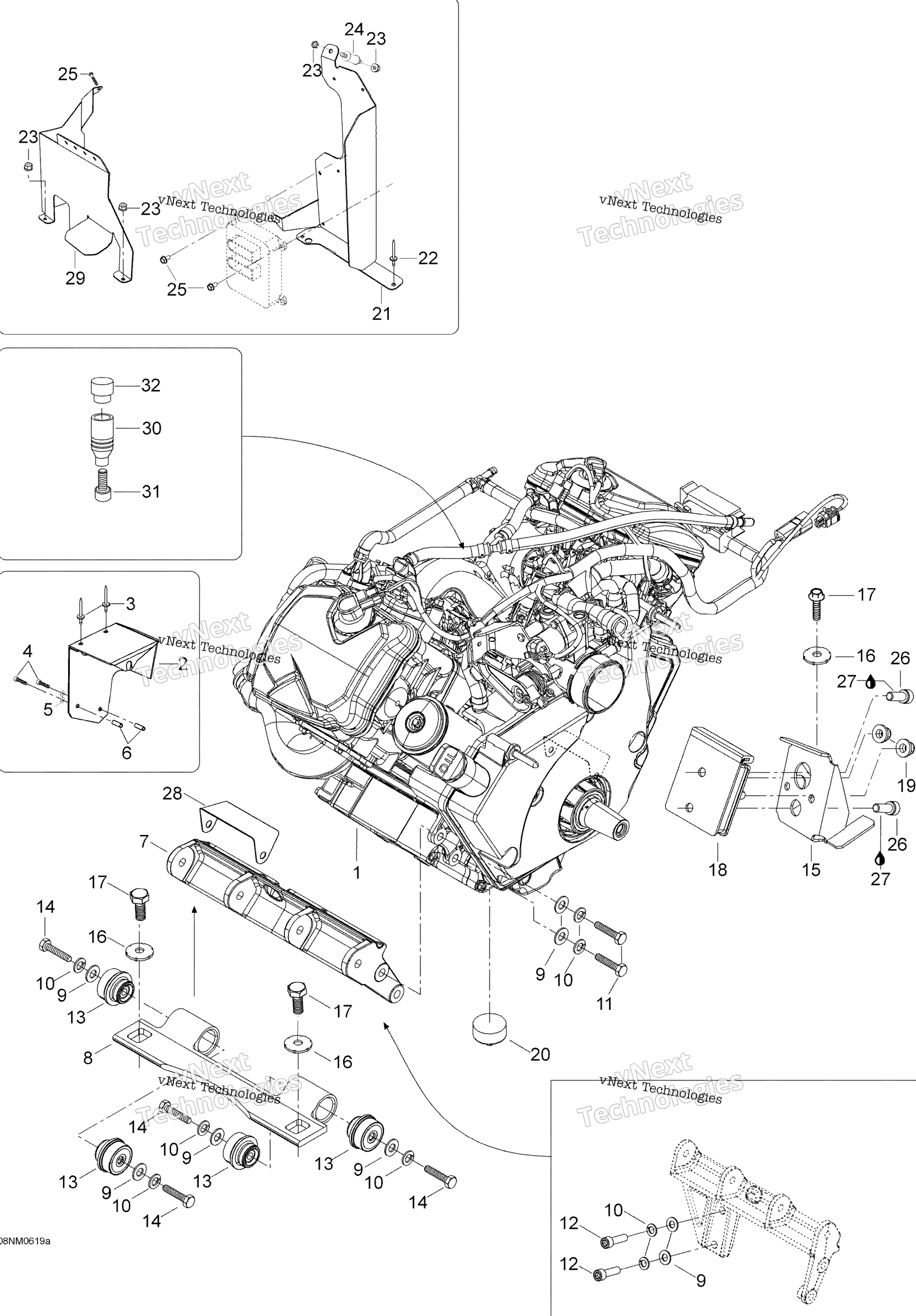 Двигатель And Engine Support