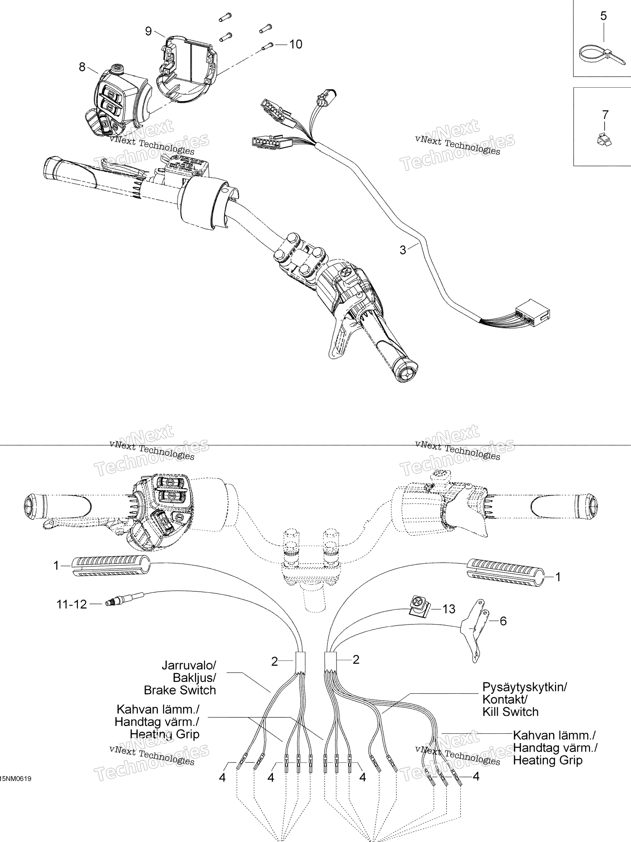 Рулевое управление Wiring Harness