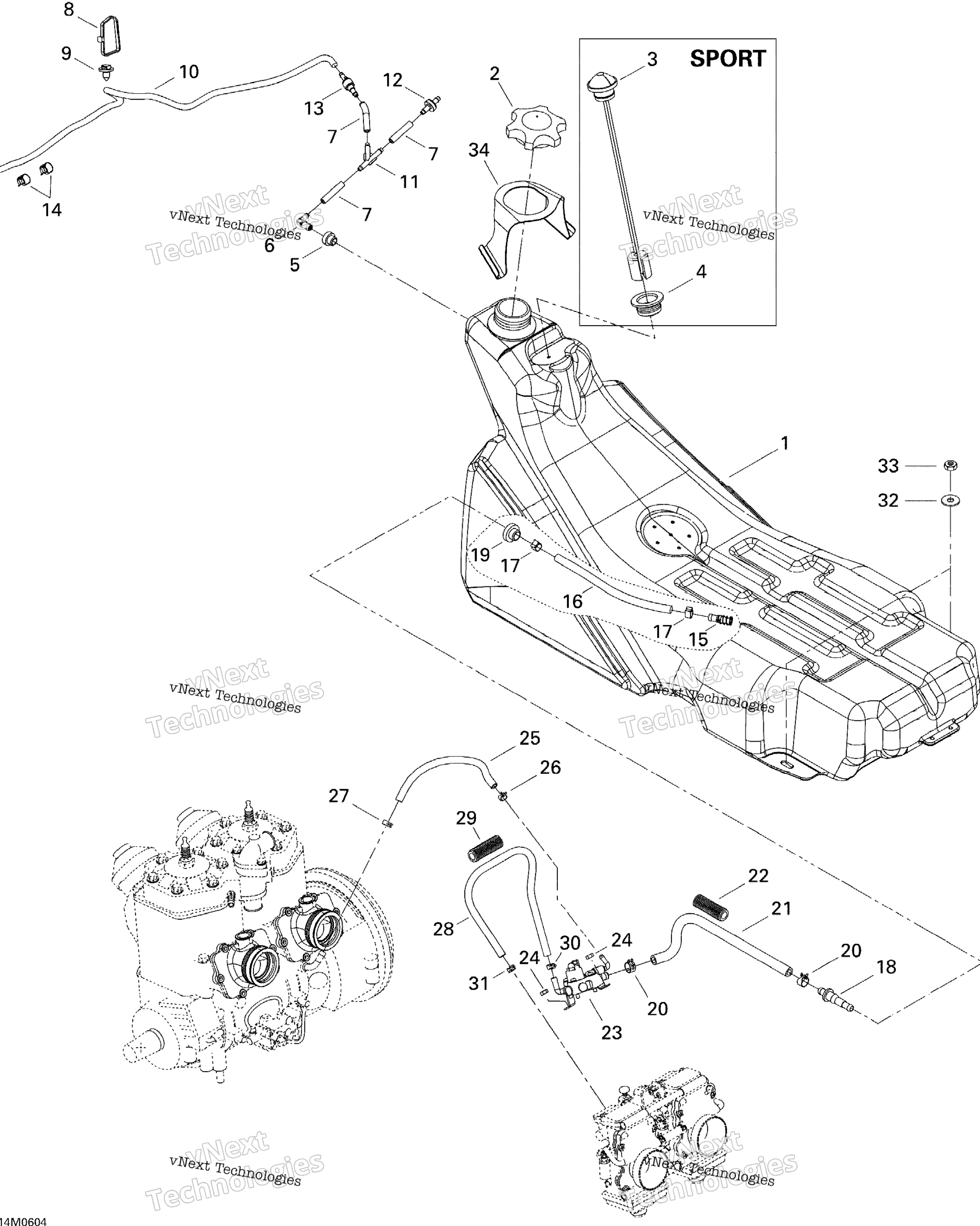 Топливная система System Sport