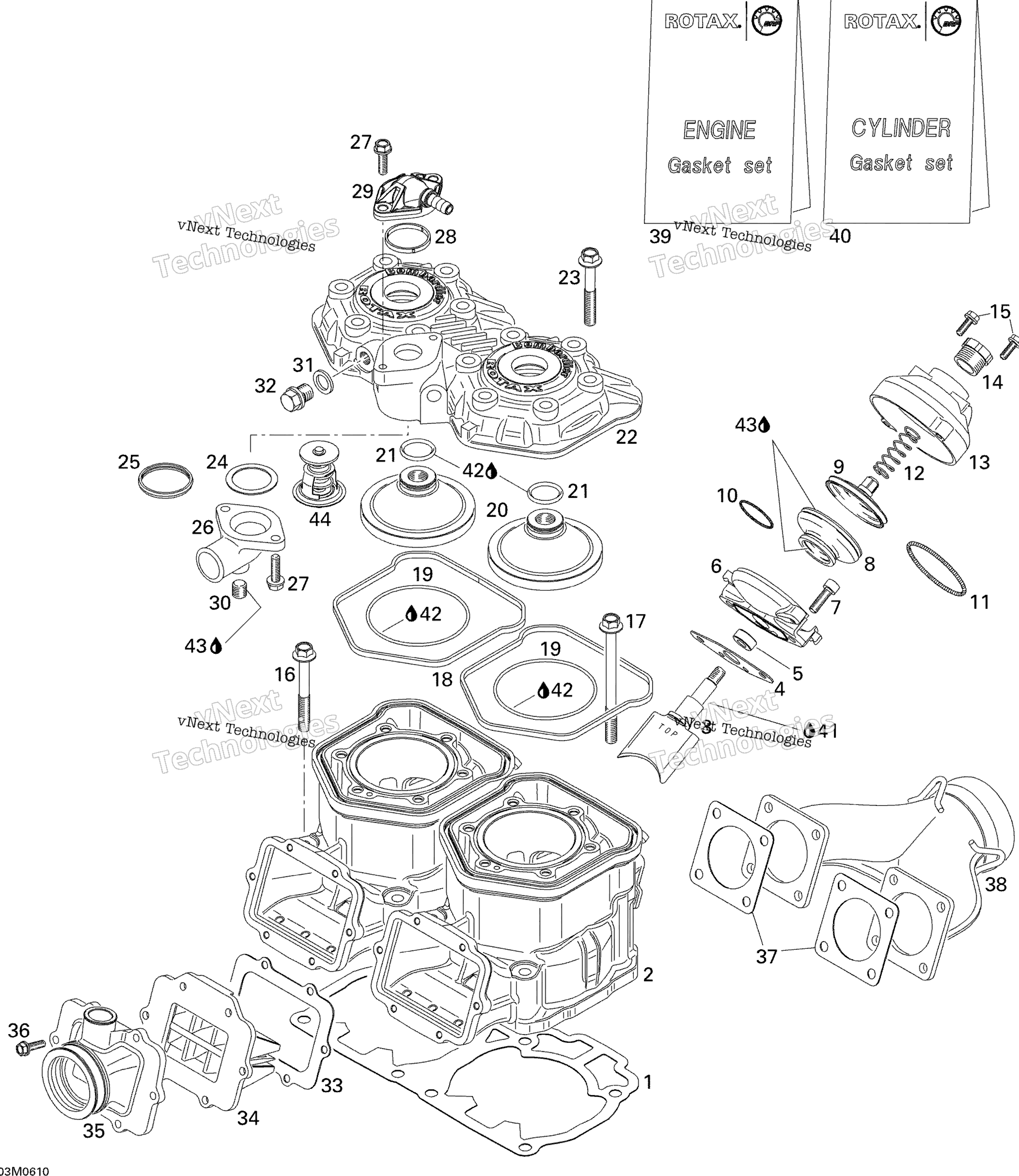 Цилиндр And Exhaust Manifold
