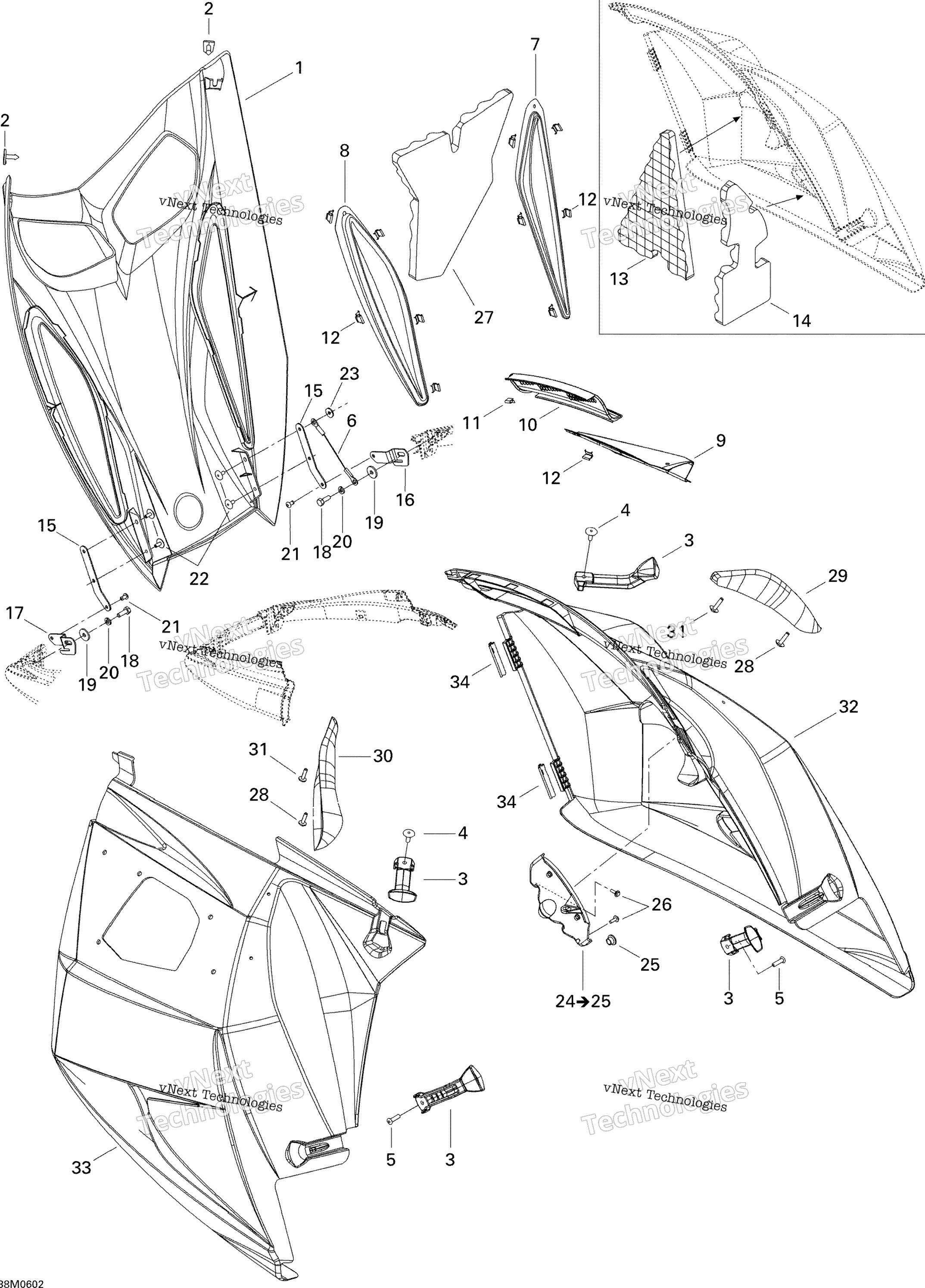 капот Mx Z