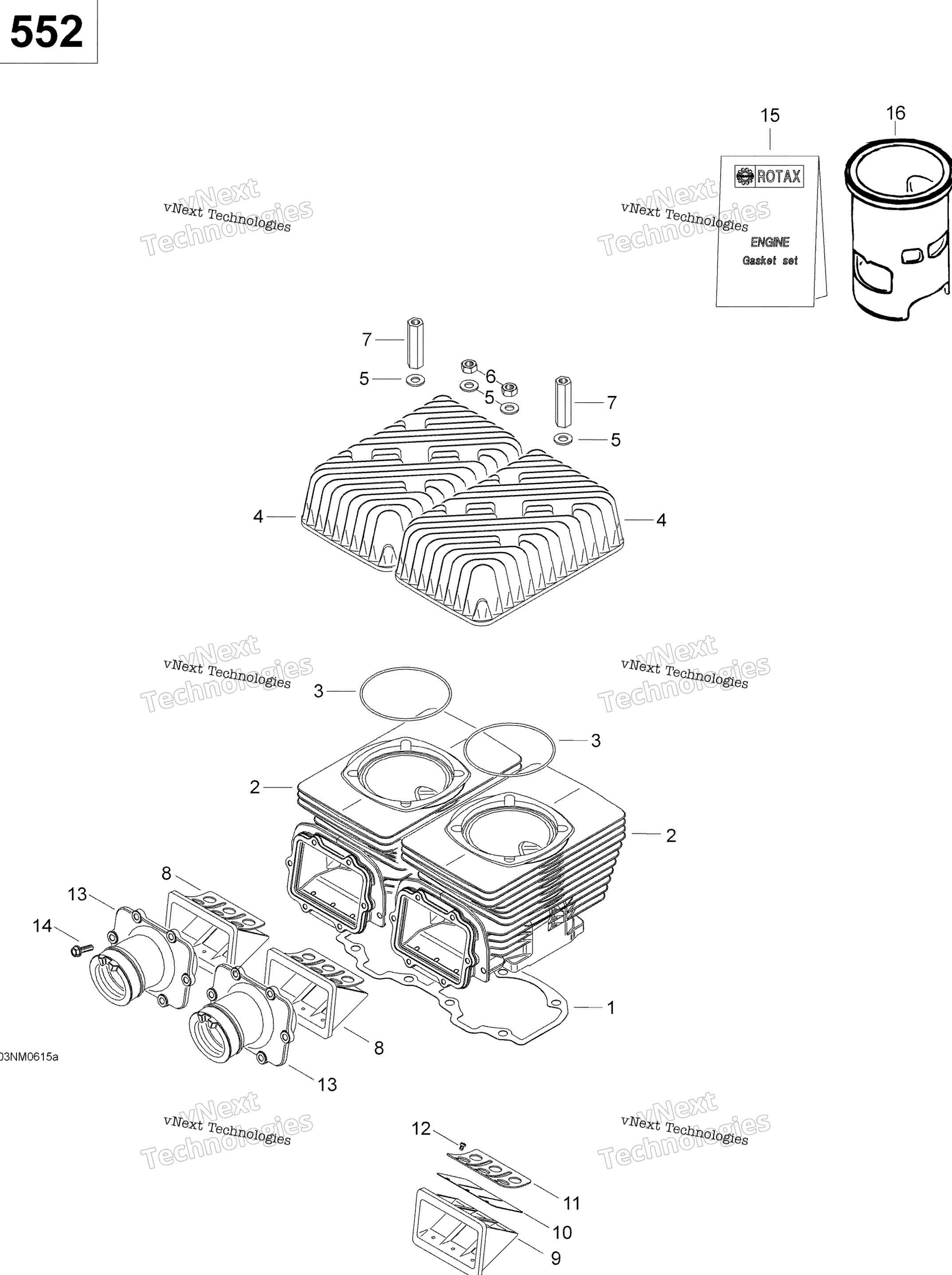 Цилиндр And Cylinder Head 552