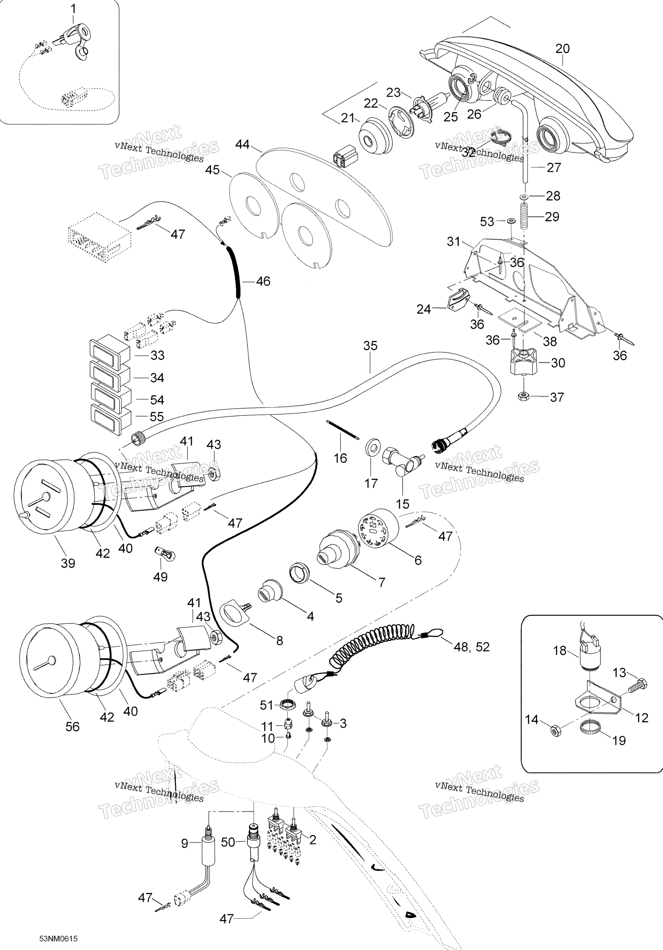 Электрооборудование Accessories 550F Suv