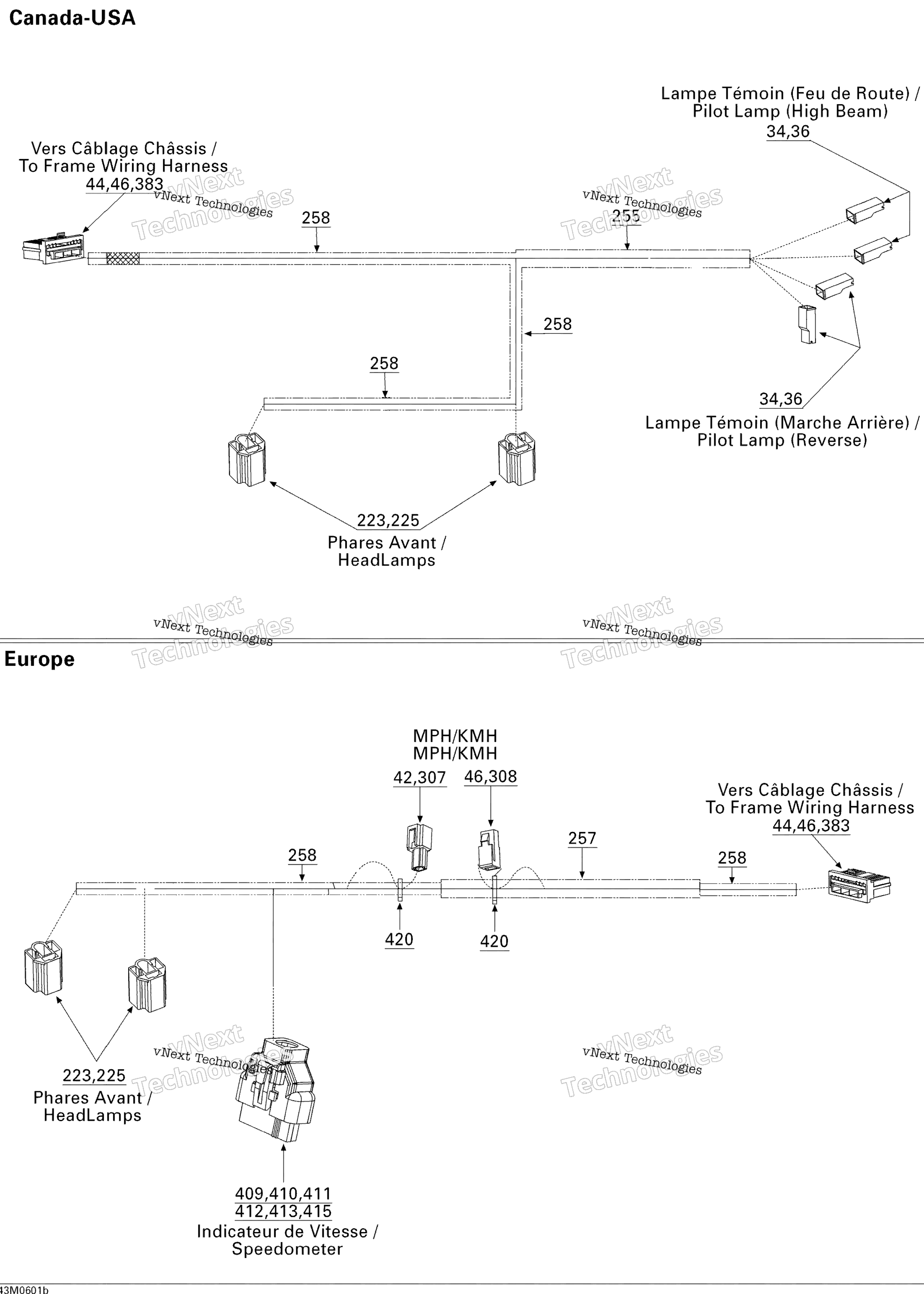 Электрооборудование Harness Hood