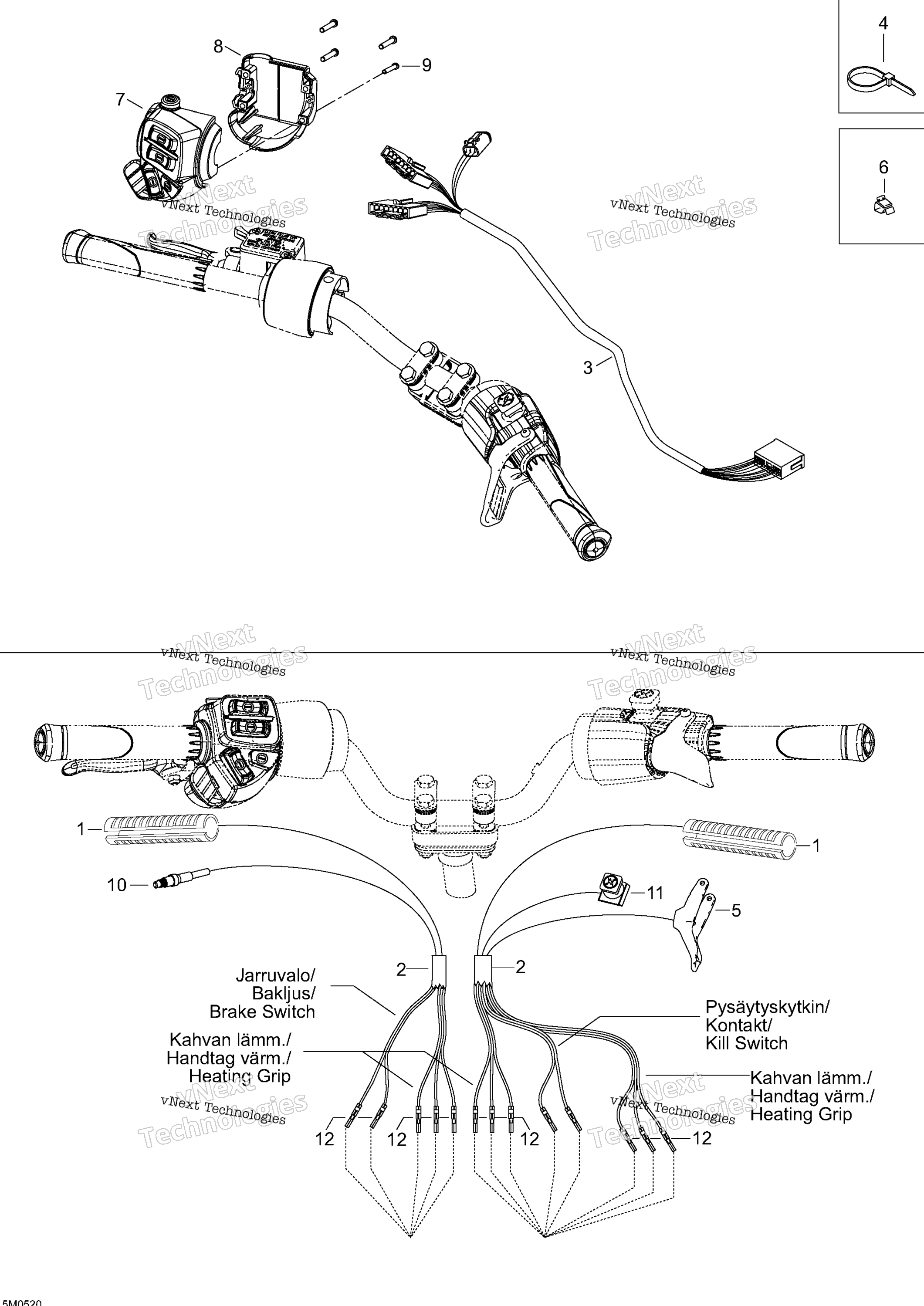 Рулевое управление Wiring Harness