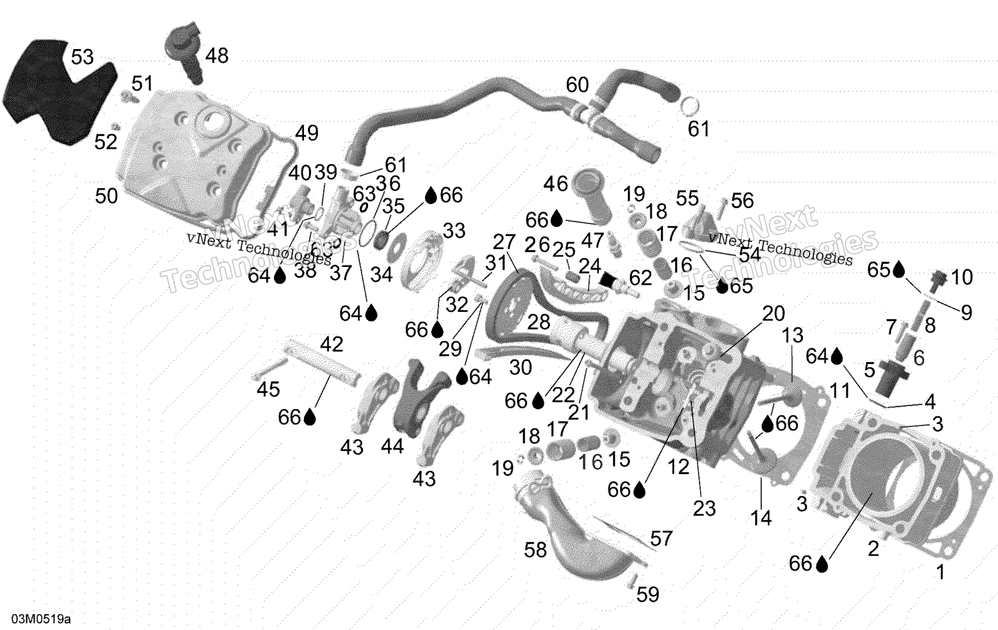 Цилиндр And Cylinder Head, Front Side