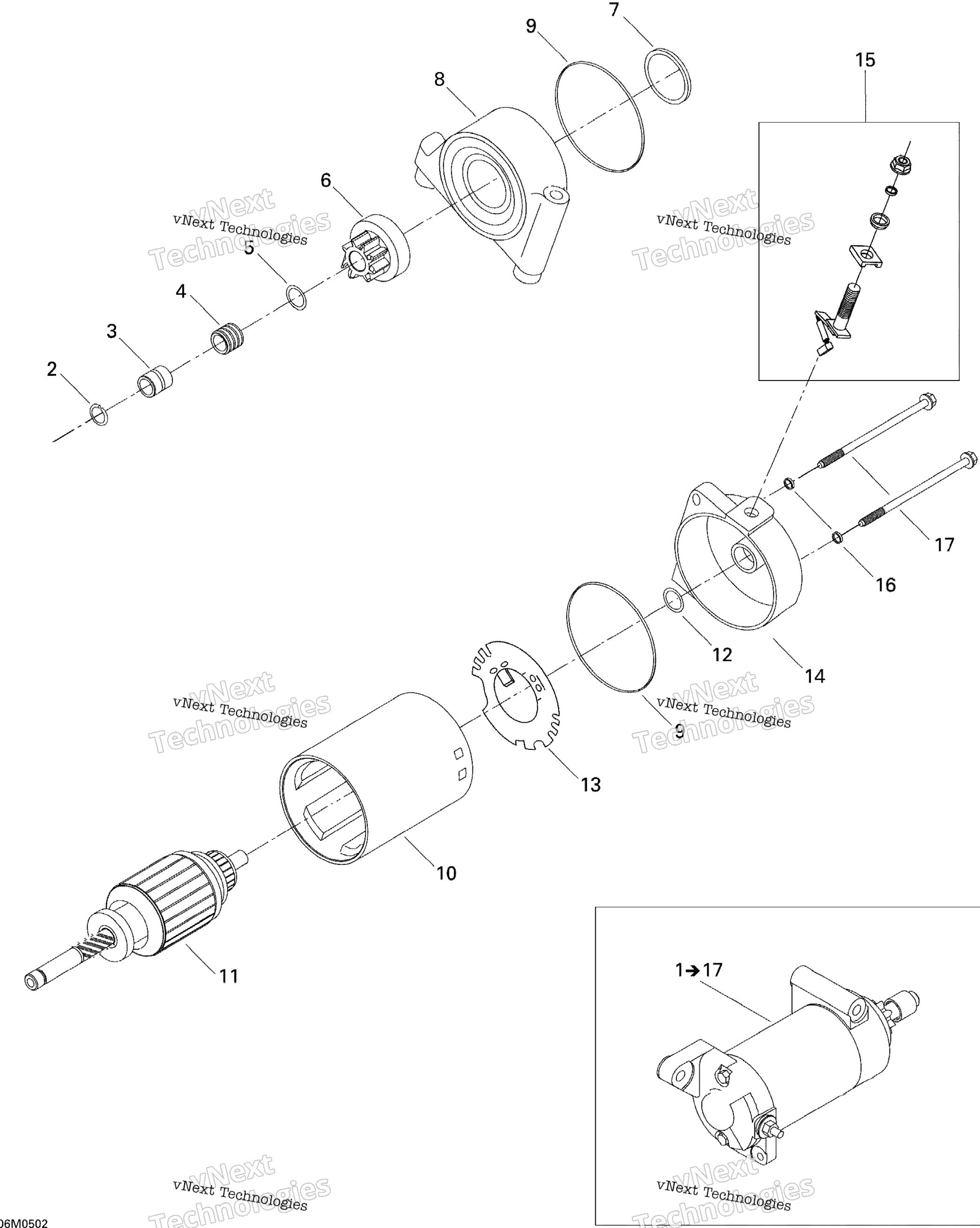 Электрооборудование Starter Gsx 380F