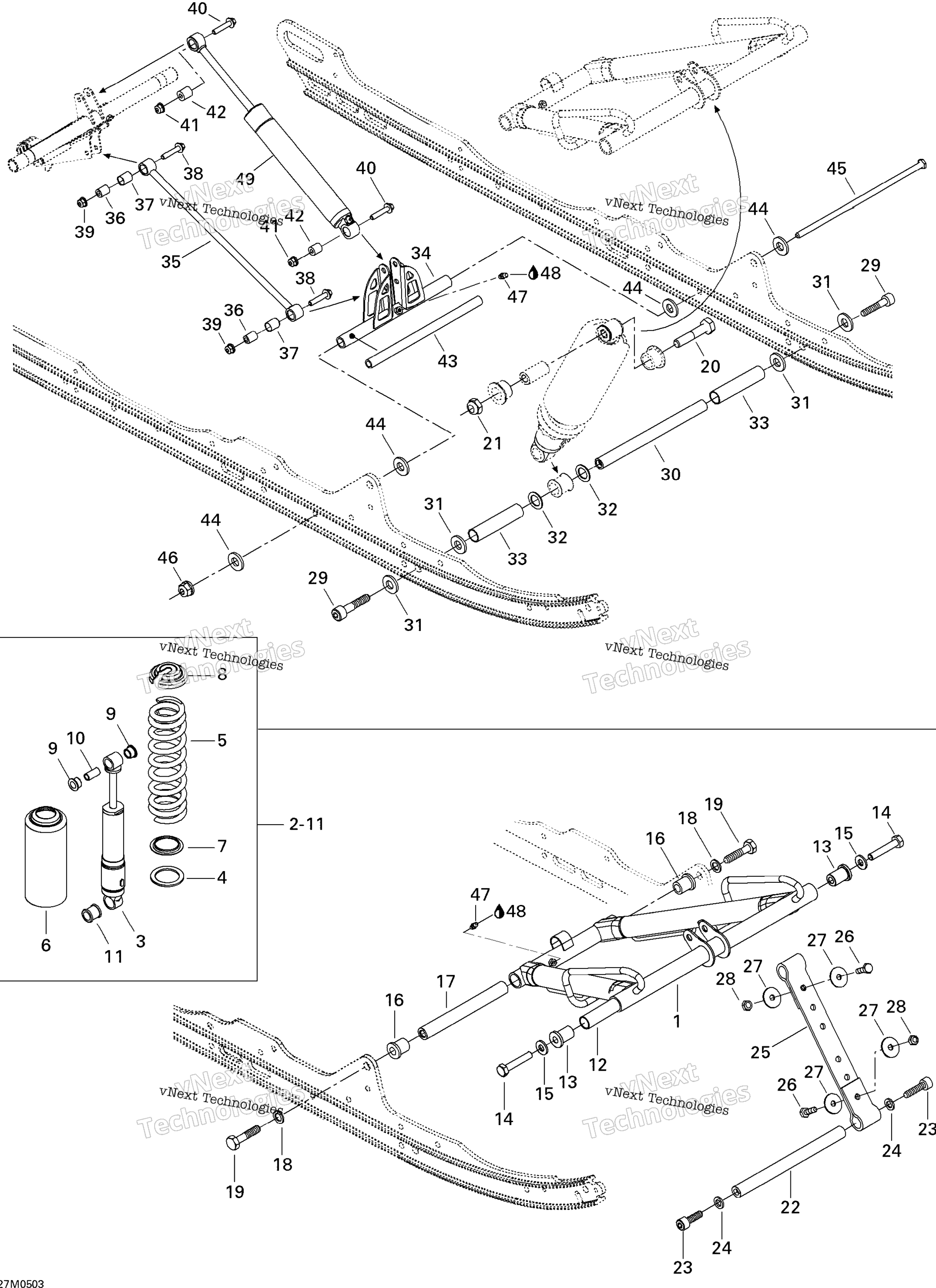 Передняя часть ARM