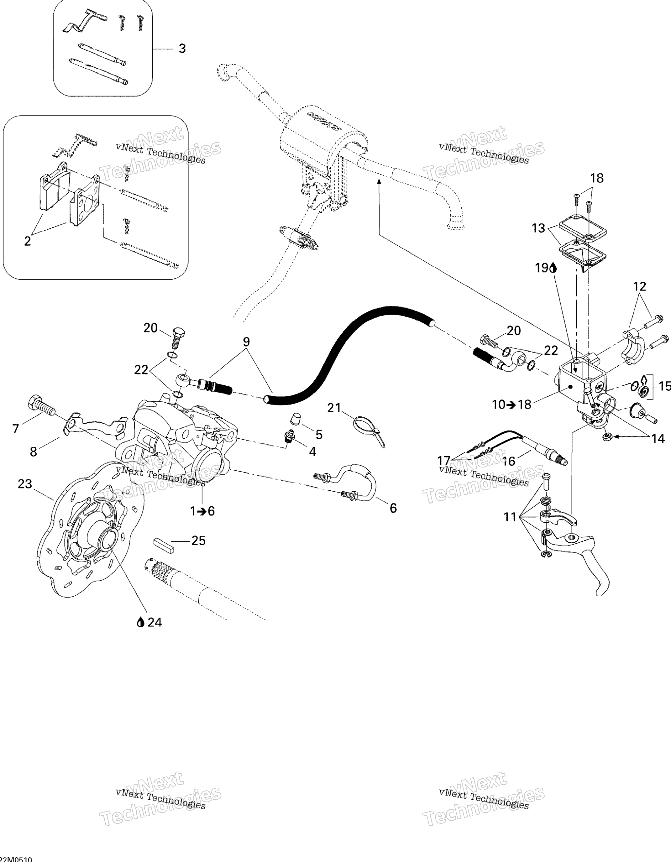 Hydraulic тормоз