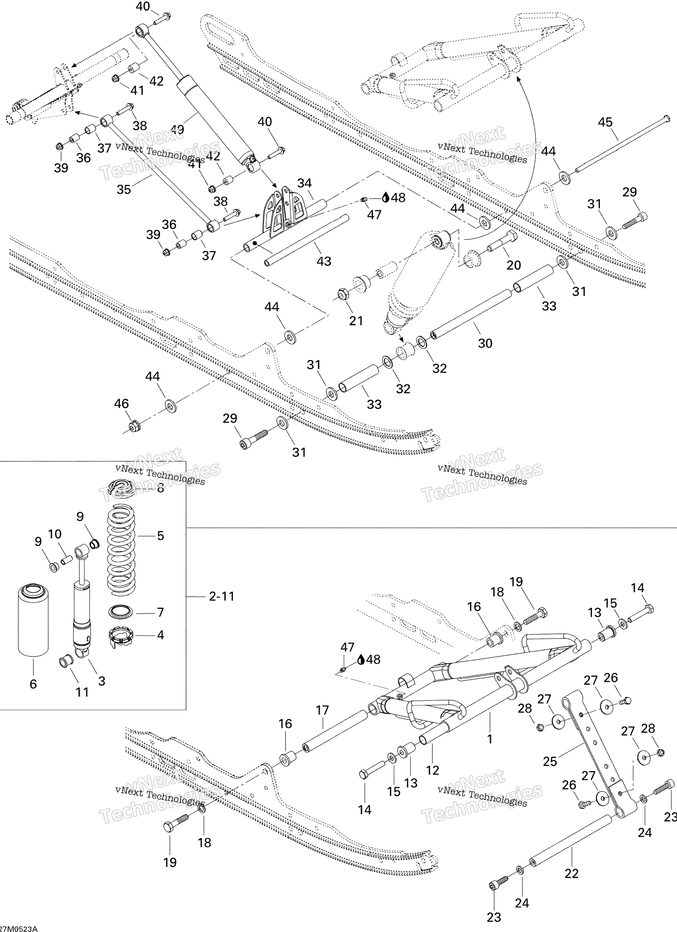Передняя часть ARM