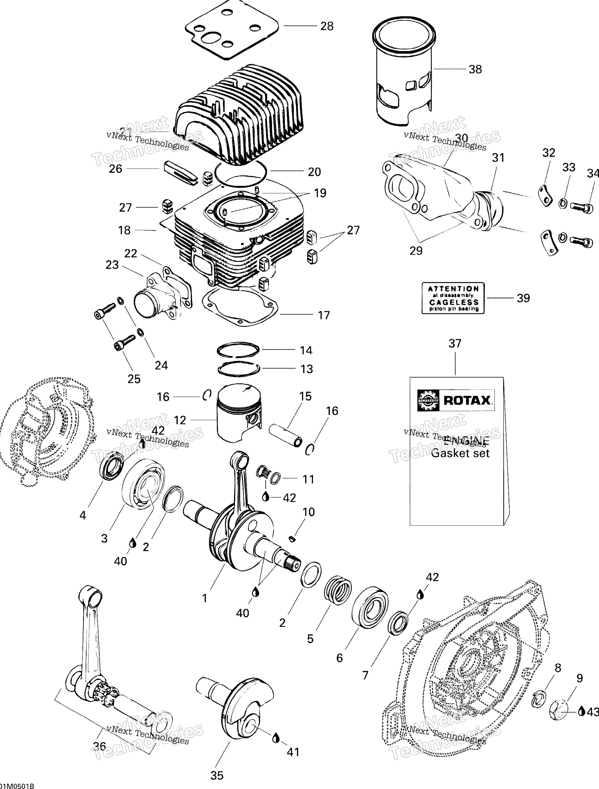 Коленчатый вал And Pistons