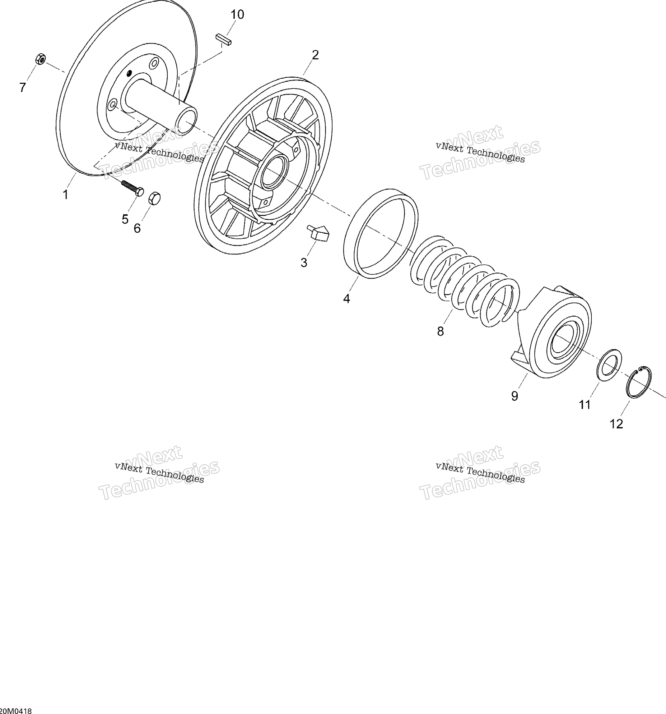 Ведомый Pulley