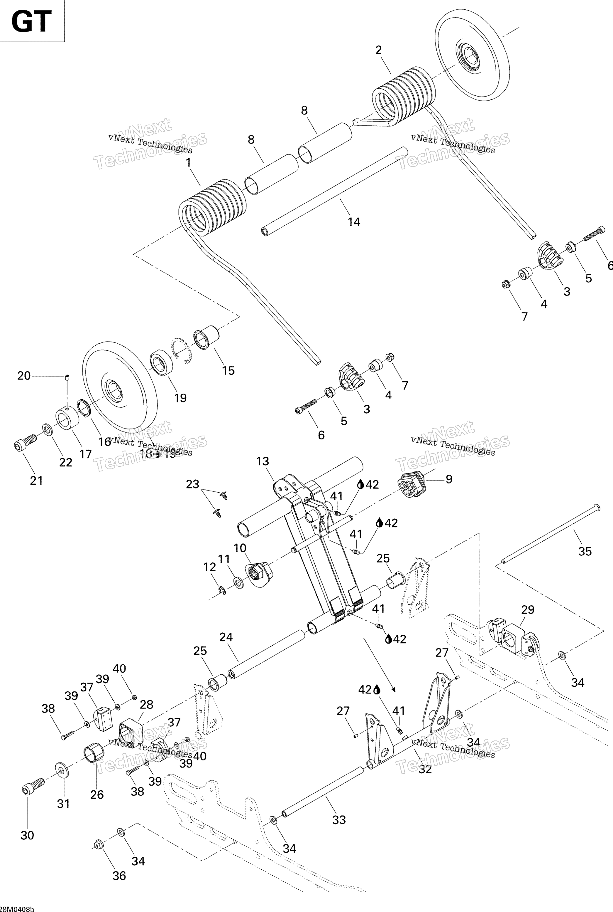 Задняя часть Arm Gt
