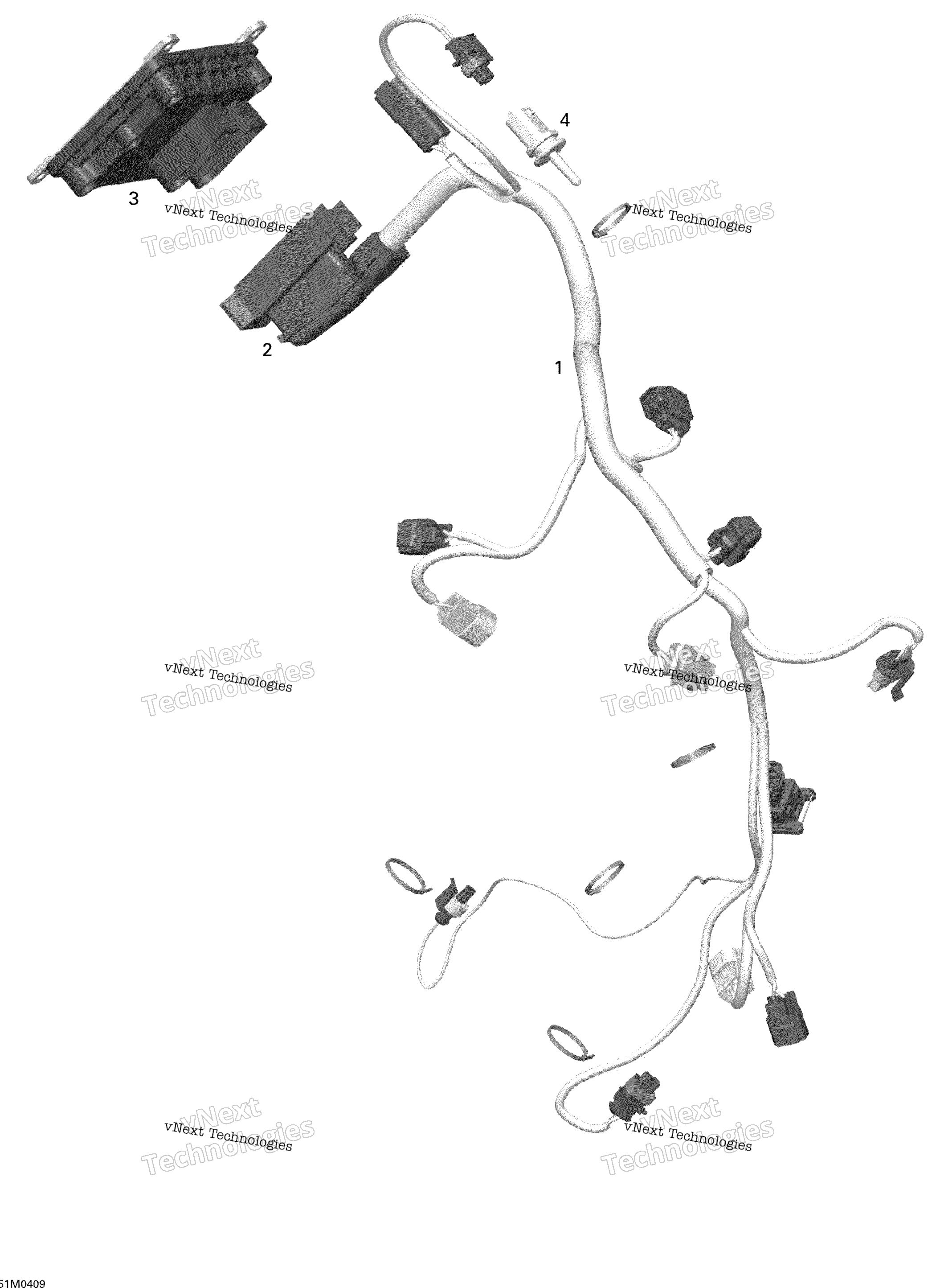 Wiring Harness, Electronic модуль