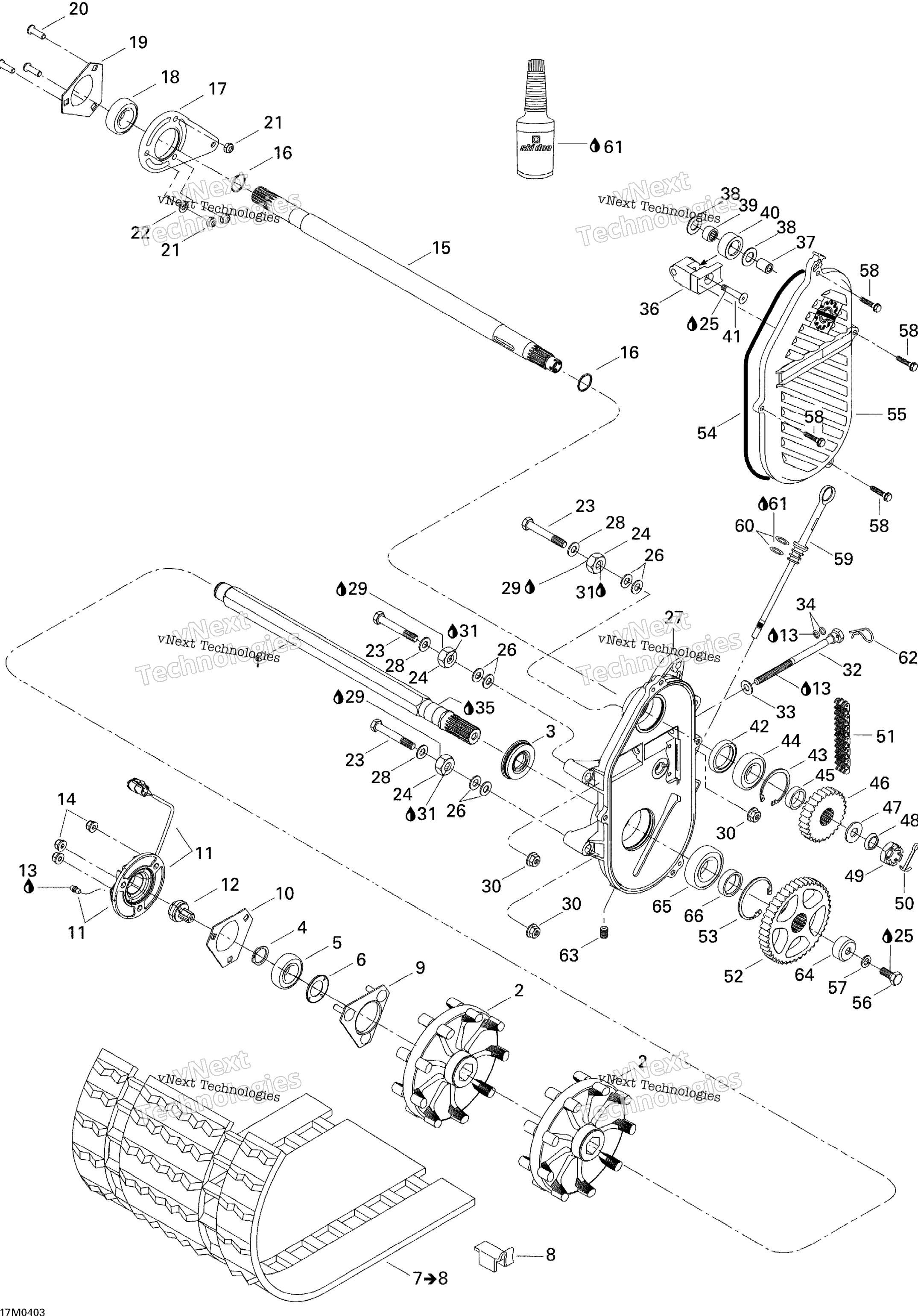 Привод System Skandic 550F