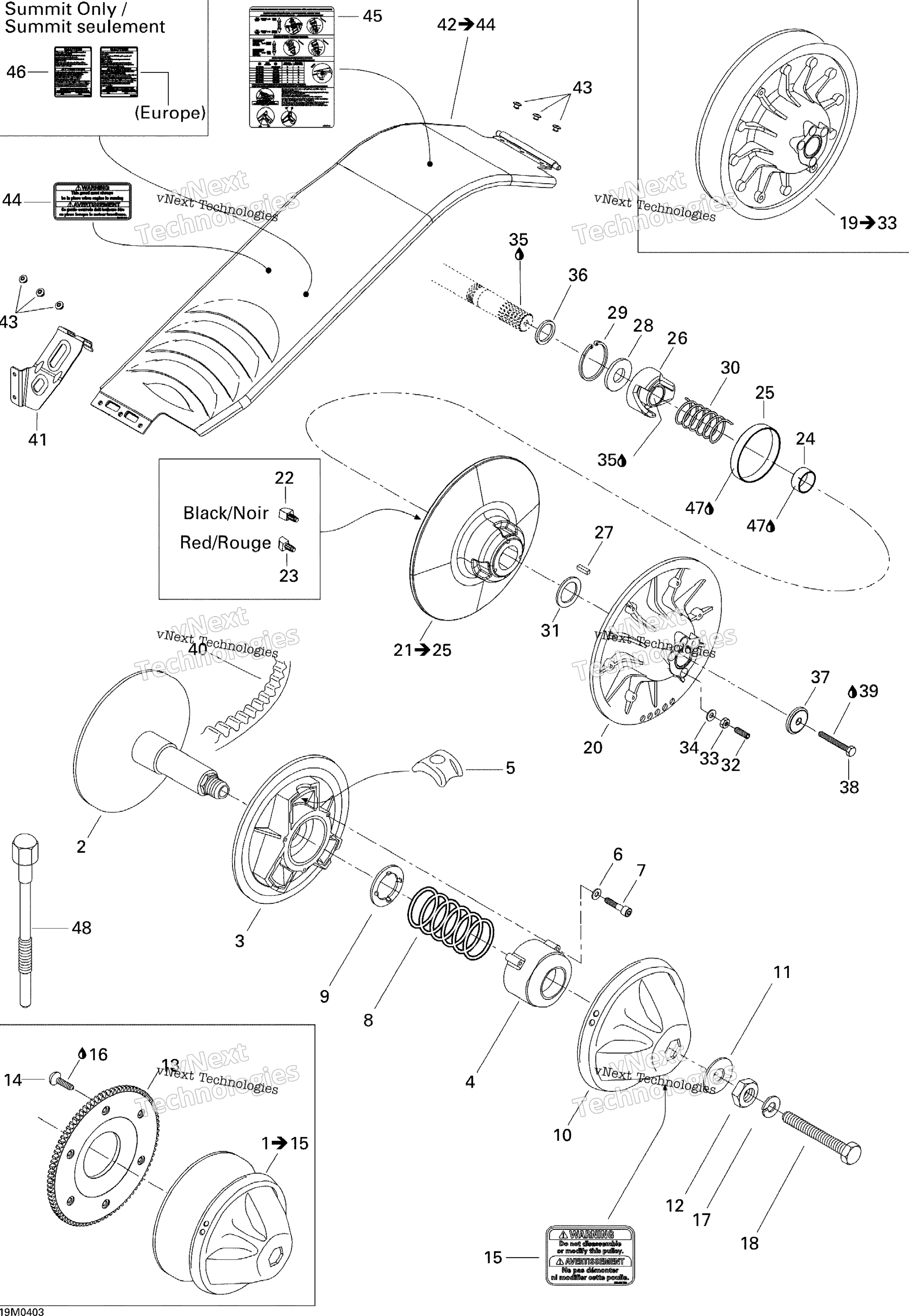 Шкив System Skandic 550F