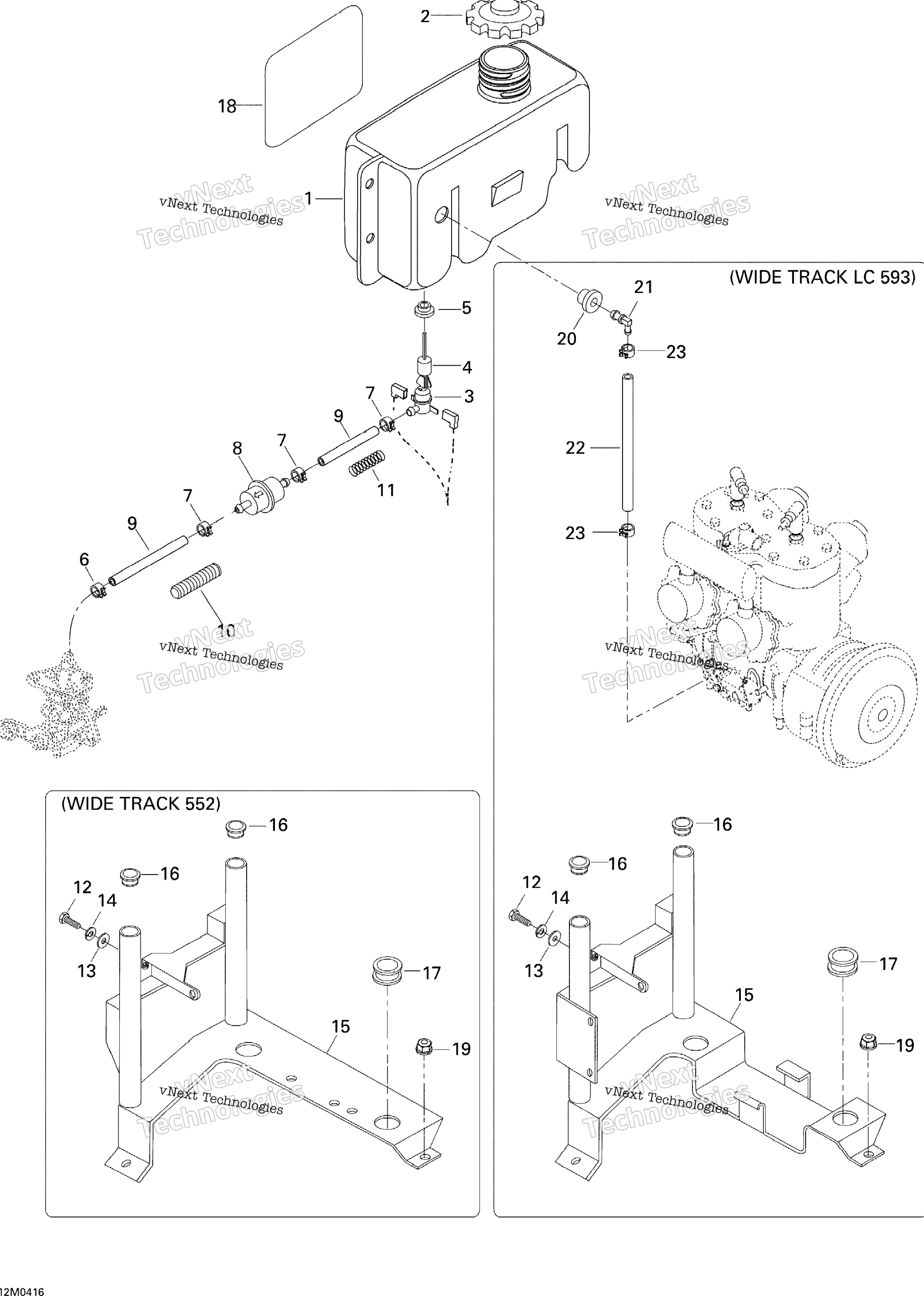 масляный Tank And Support