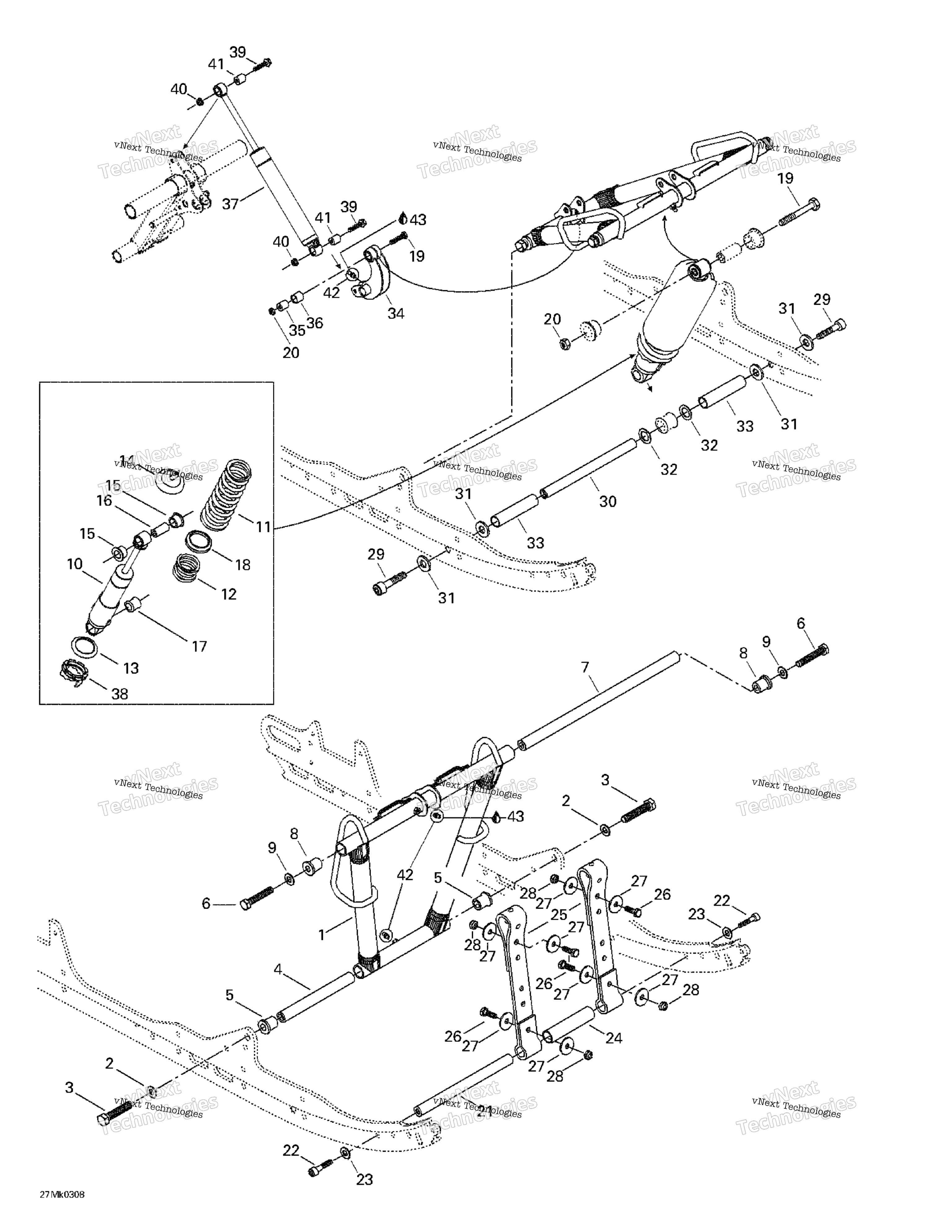 Передняя часть ARM