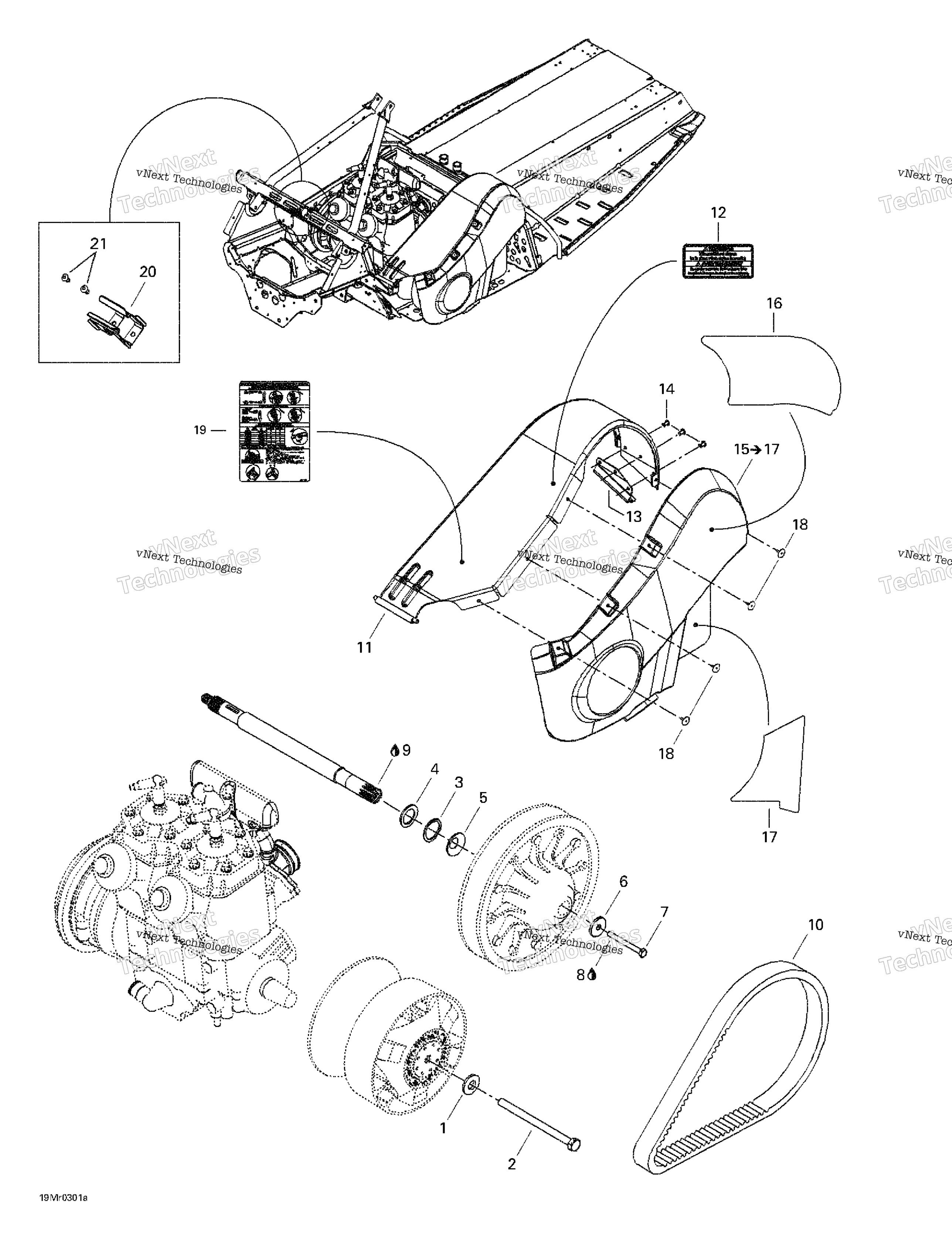 Pulleys System и Belt защита