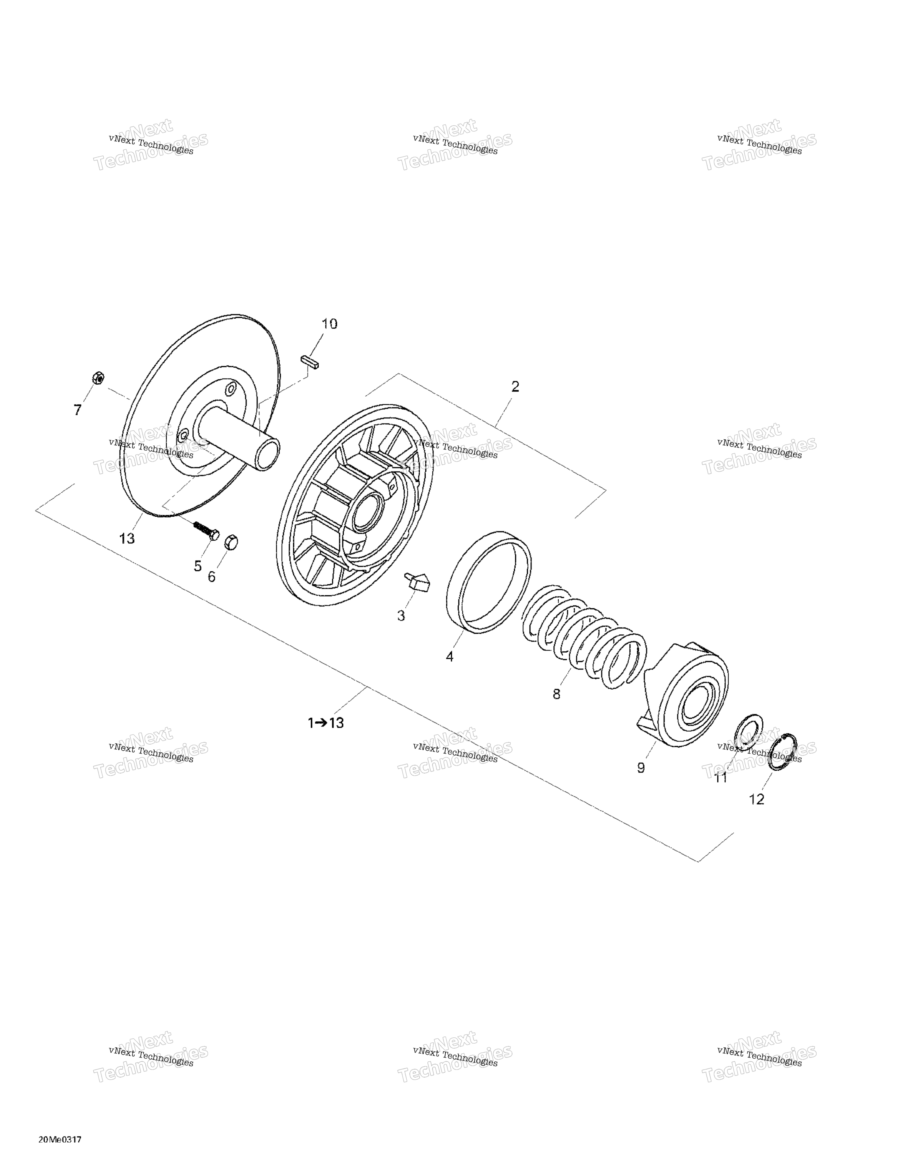 Ведомый Pulley