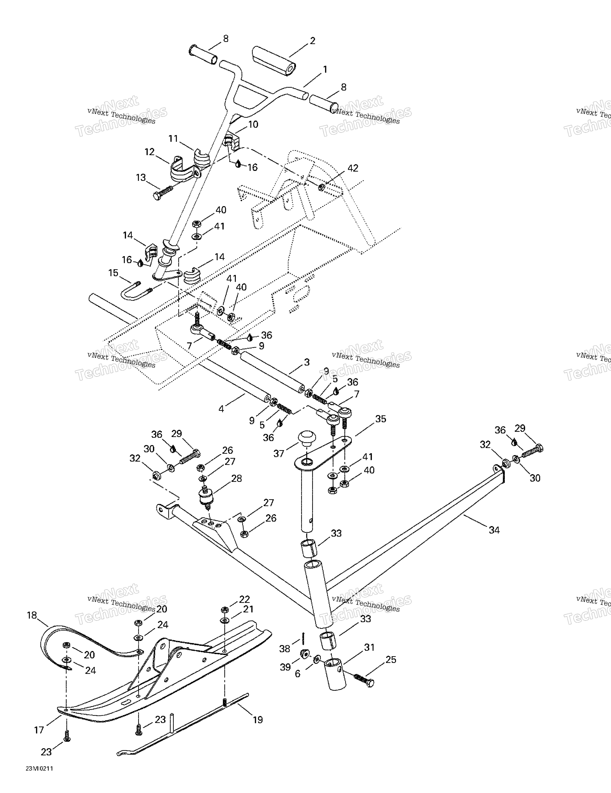 Рулевое управление System And Ski
