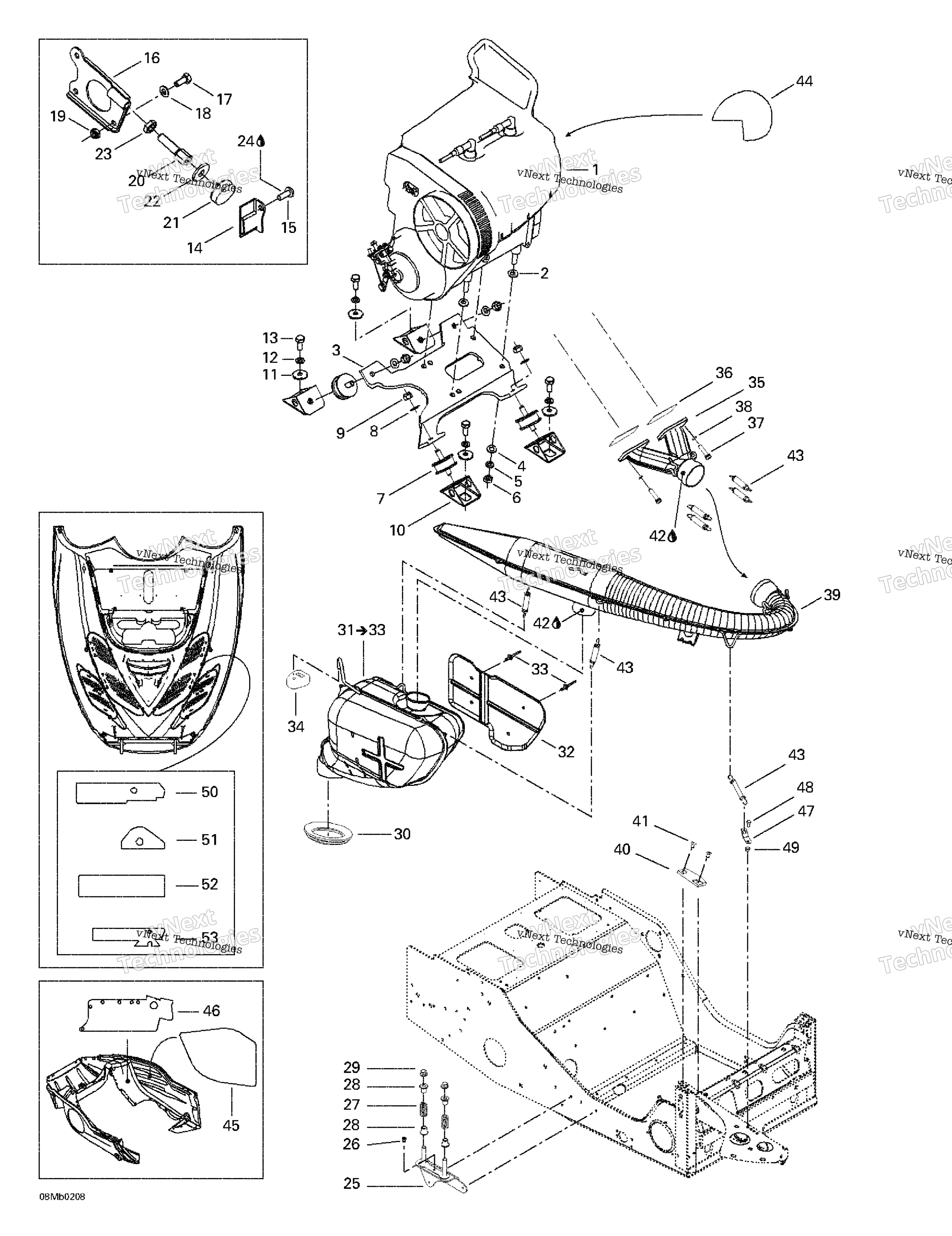 Двигатель Support And Muffler