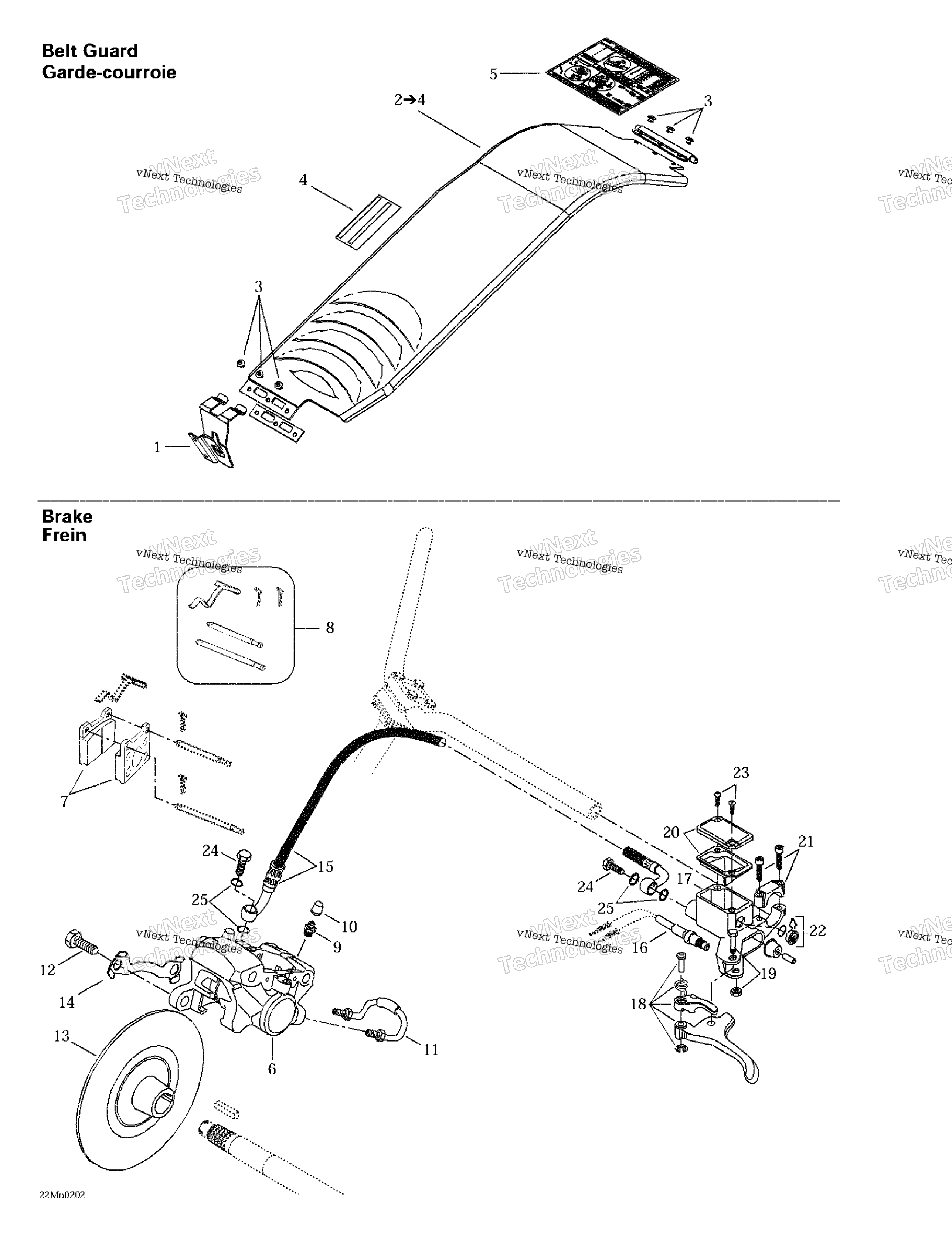 Hydraulic тормоз и Belt защита